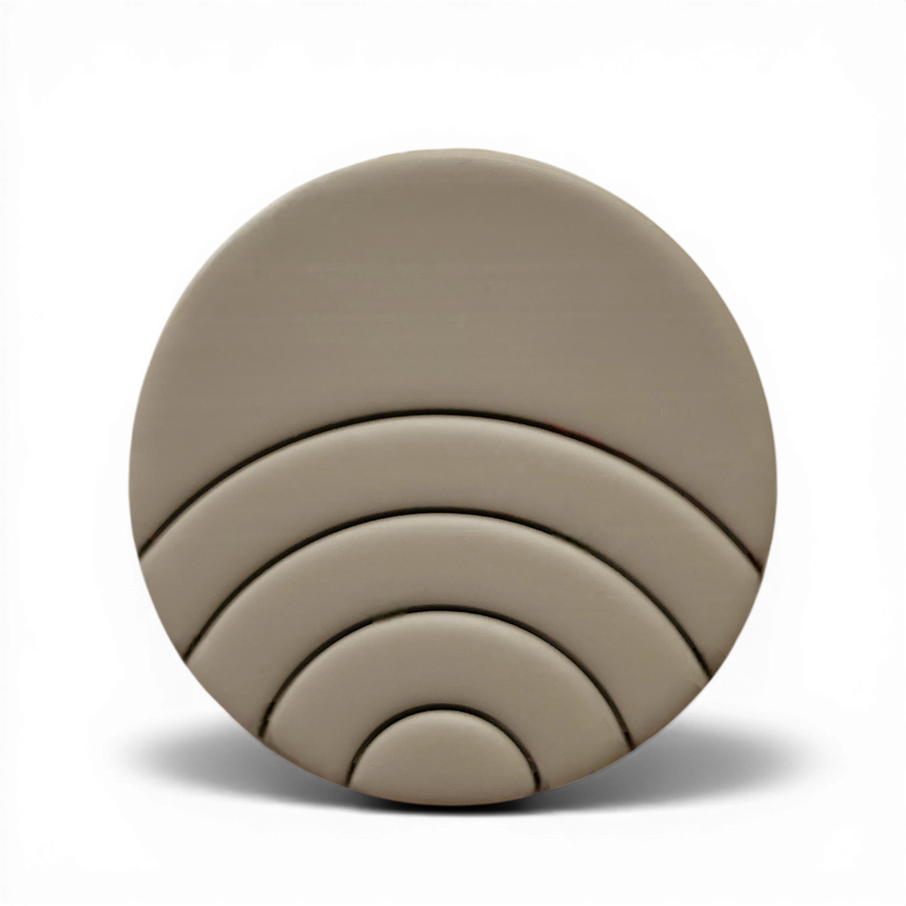Polymer Clay Taupe Daybreak Disc Cutter
