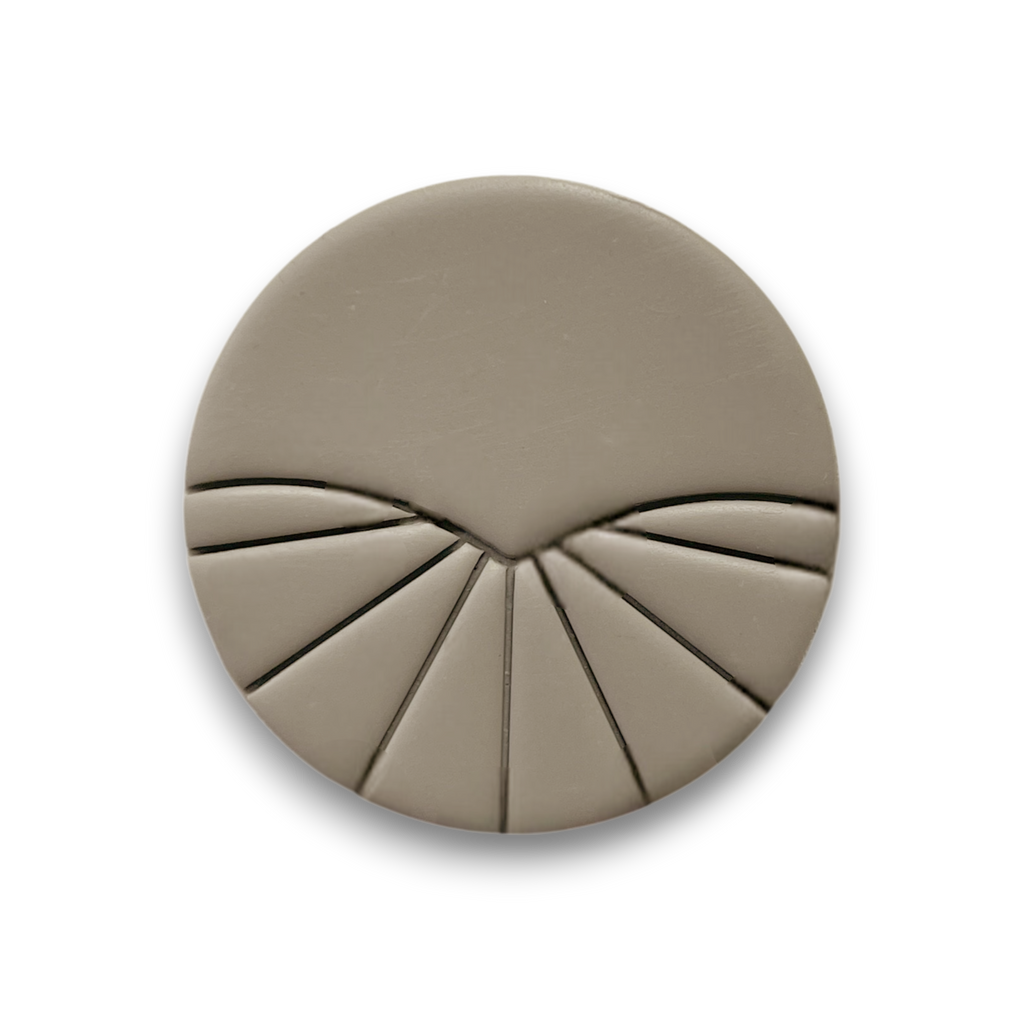 Polymer Clay Taupe Valley Sunrise Cutter
