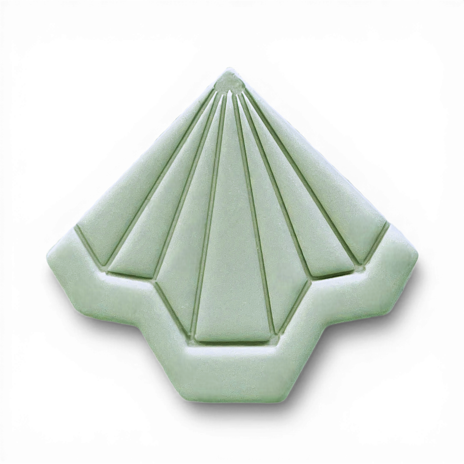 Polymer Clay Olive Deco Apex Fan Cutter
