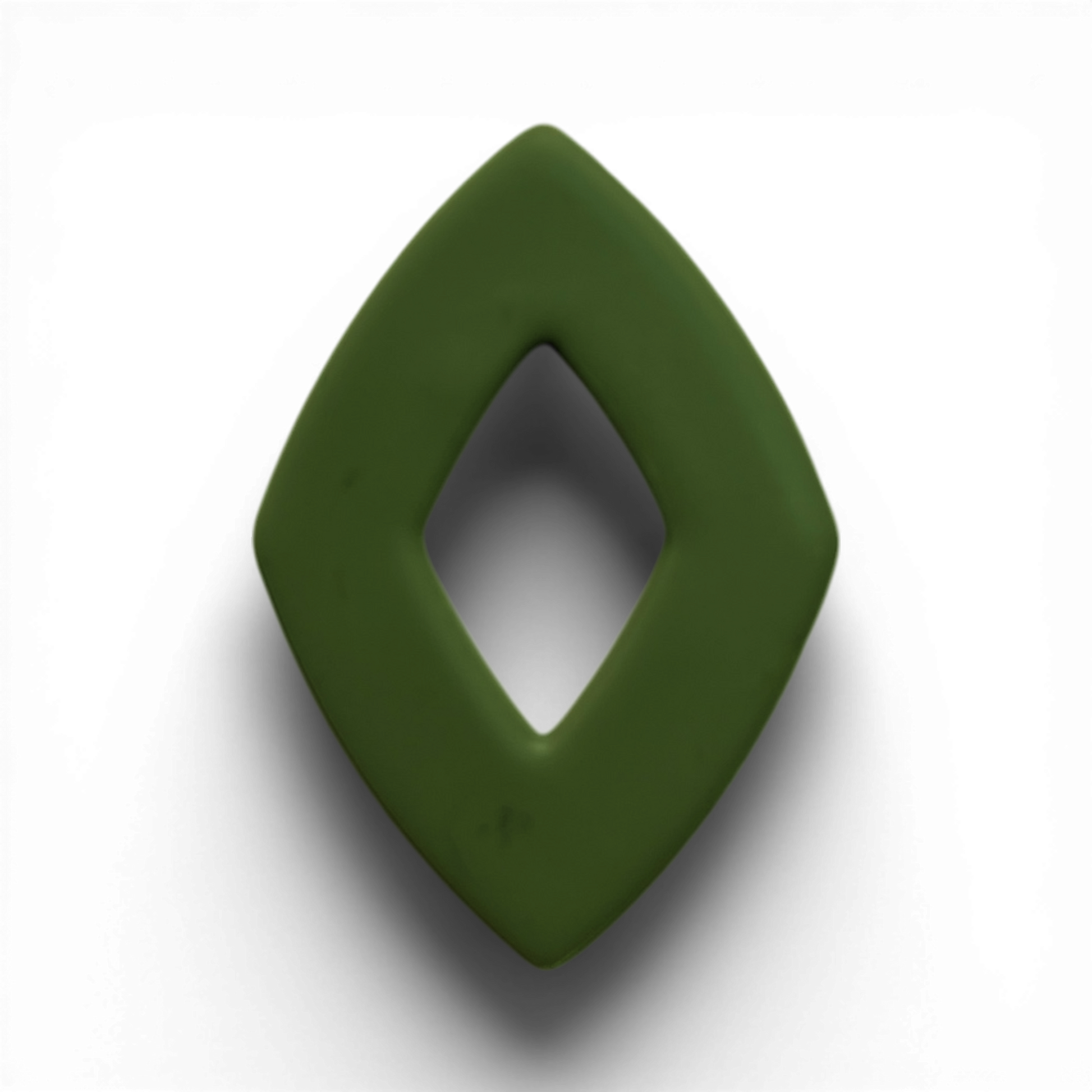 Polymer Clay Olive Diamond Frame Cutter