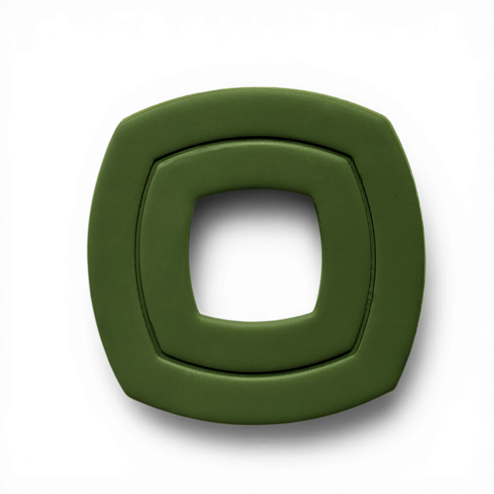 Polymer-Clay-olive-curved-square-donut-embossed Cutter