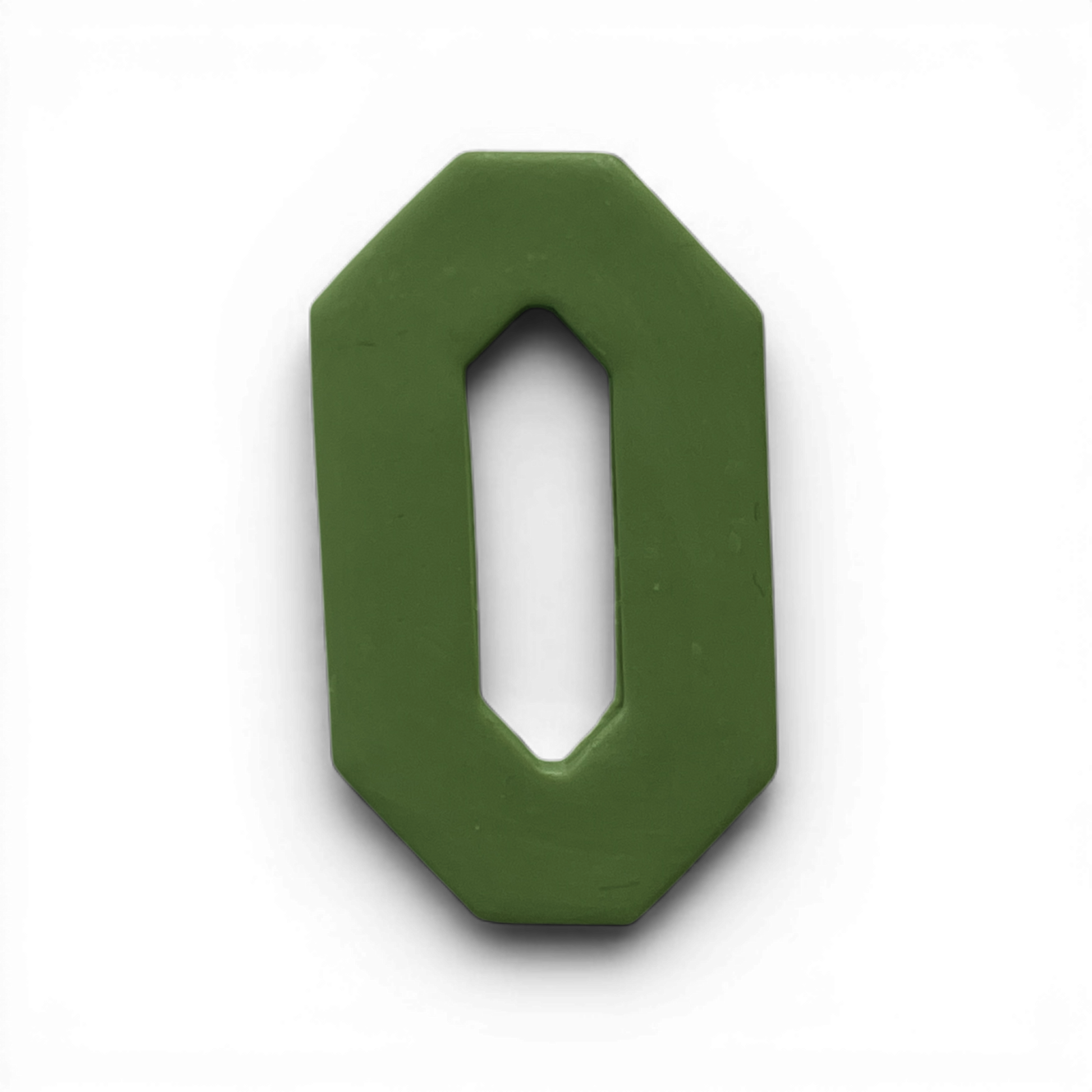 Polymer Clay Olive Long Octagon Donut Cutter