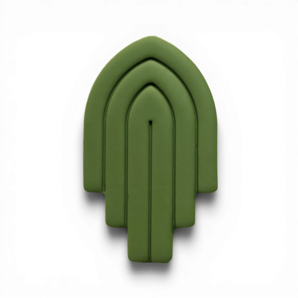 Polymer Clay Olive Staggered Layered Arch Cutter