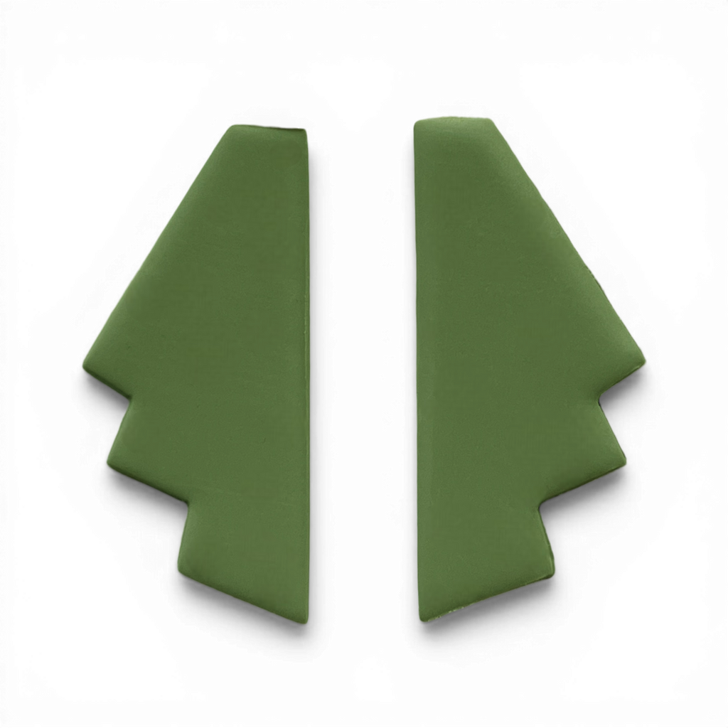 Polymer Clay Olive Vanta Deco Cutter Set of 2