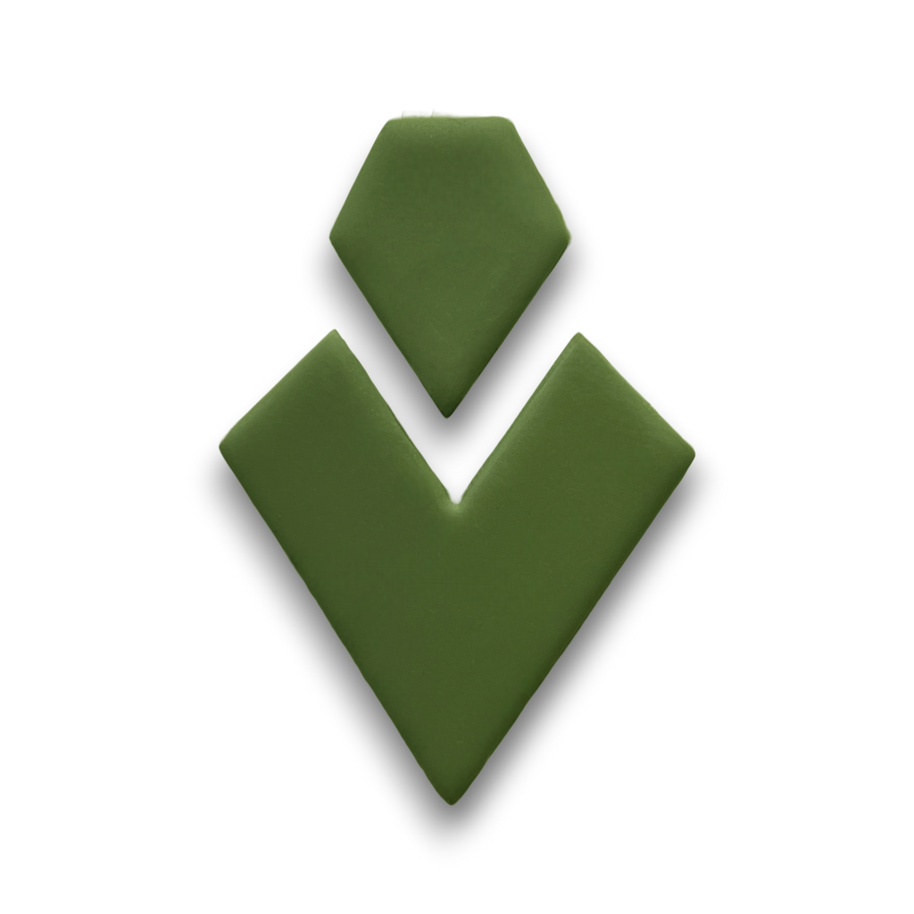 Polymer Clay Olive Vertex Drop Cutter