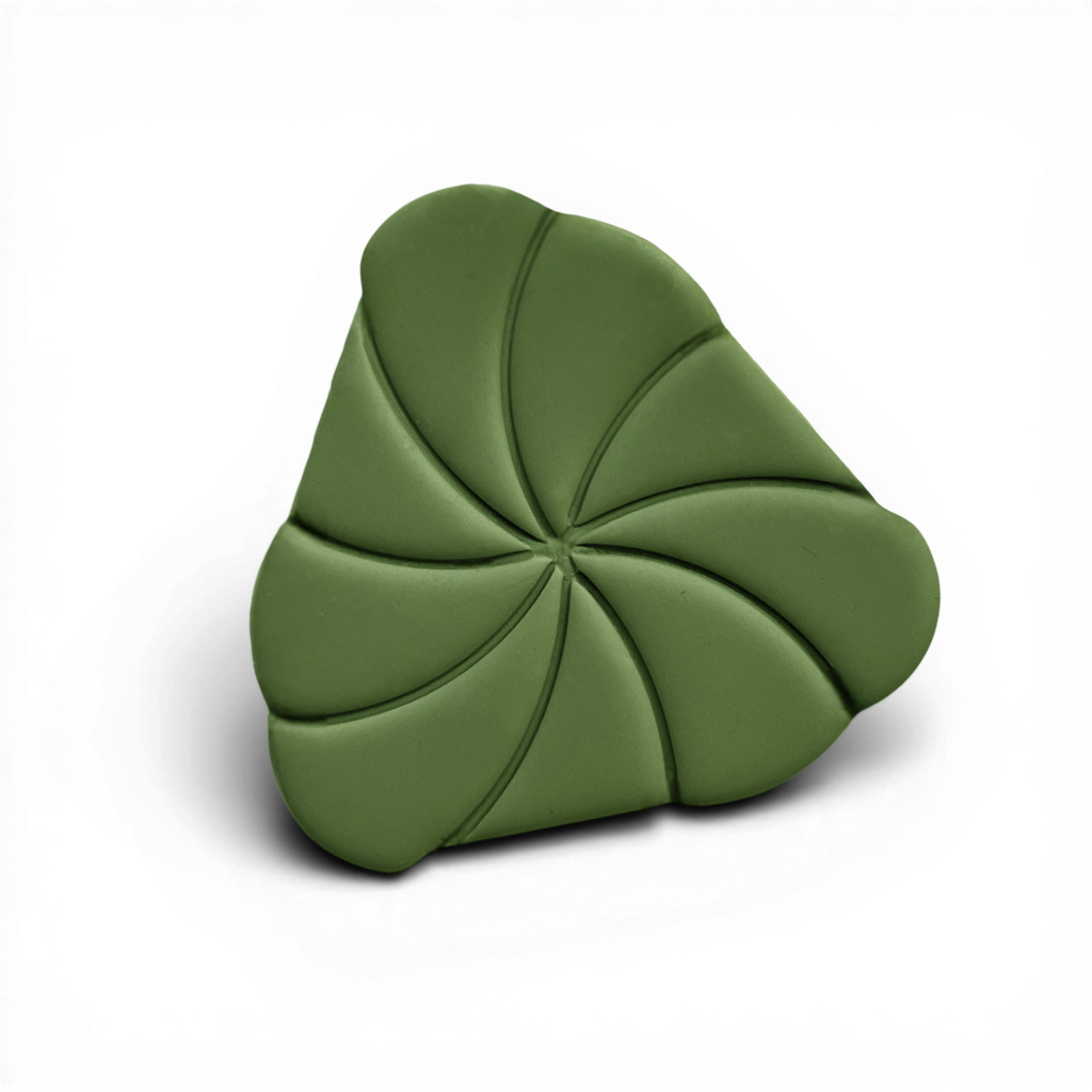 Polymer Clay Olive Whirl Bloom Cutter