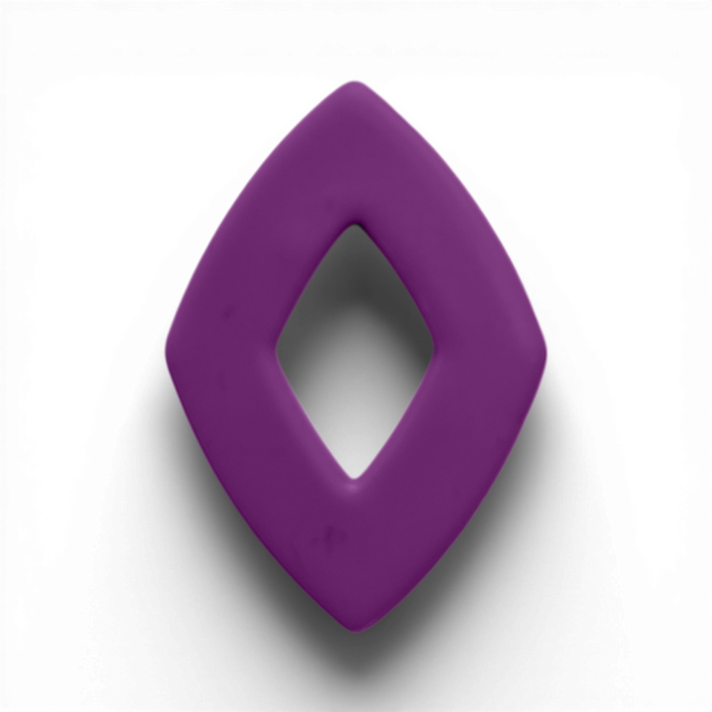 Polymer Clay Lavender Diamond Frame Cutter