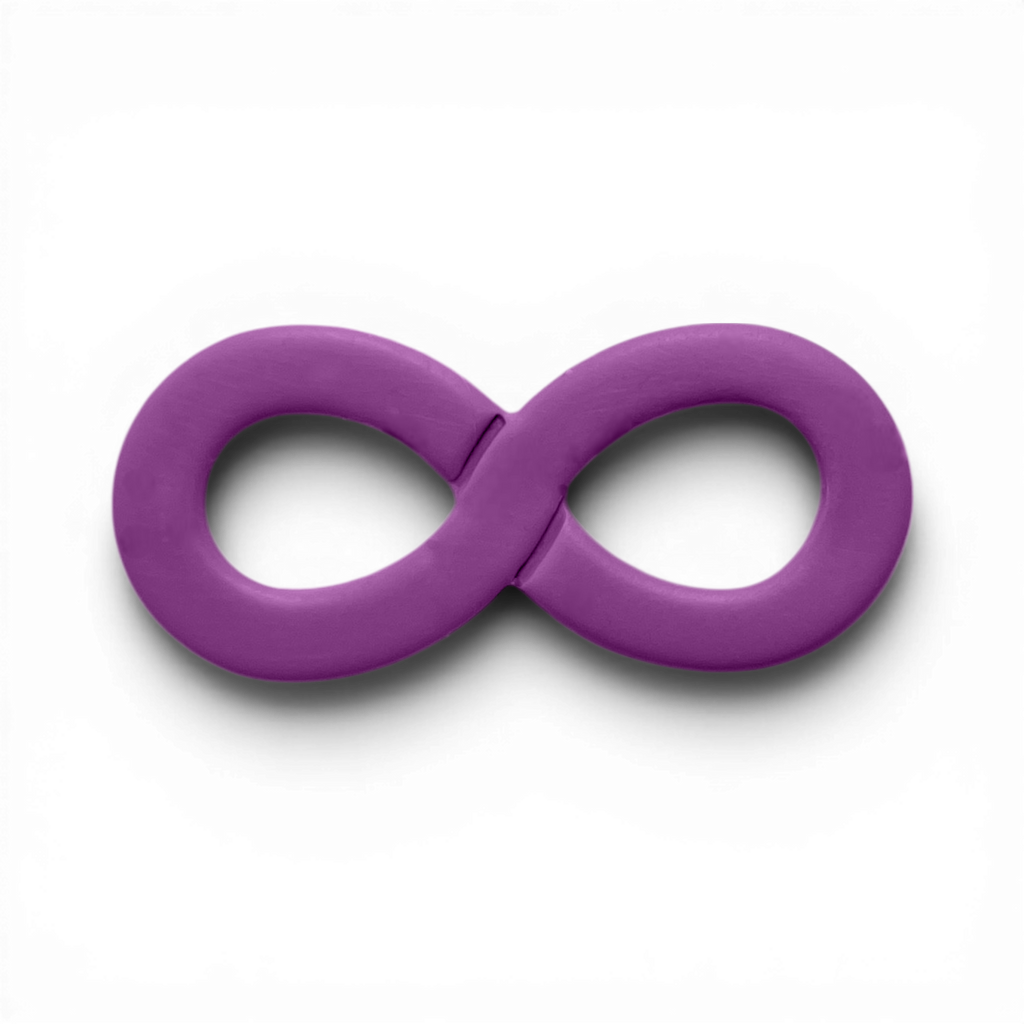 Polymer Clay Lavender Infinity Cutter