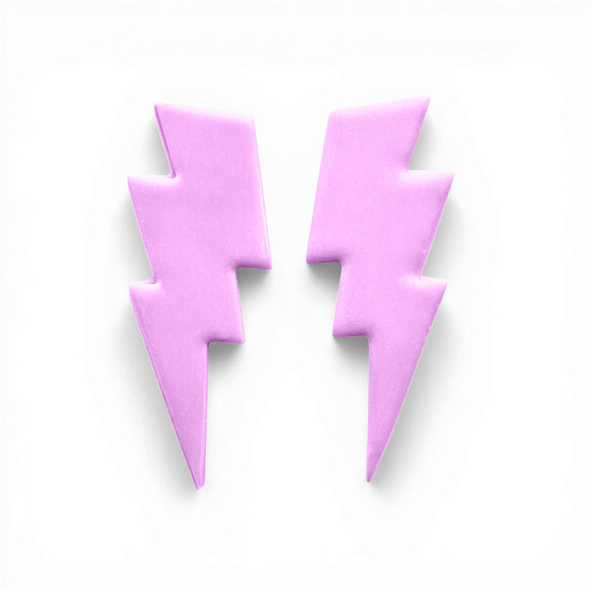 Polymer-Clay-lavender-lightening-bolt-4- Cutter