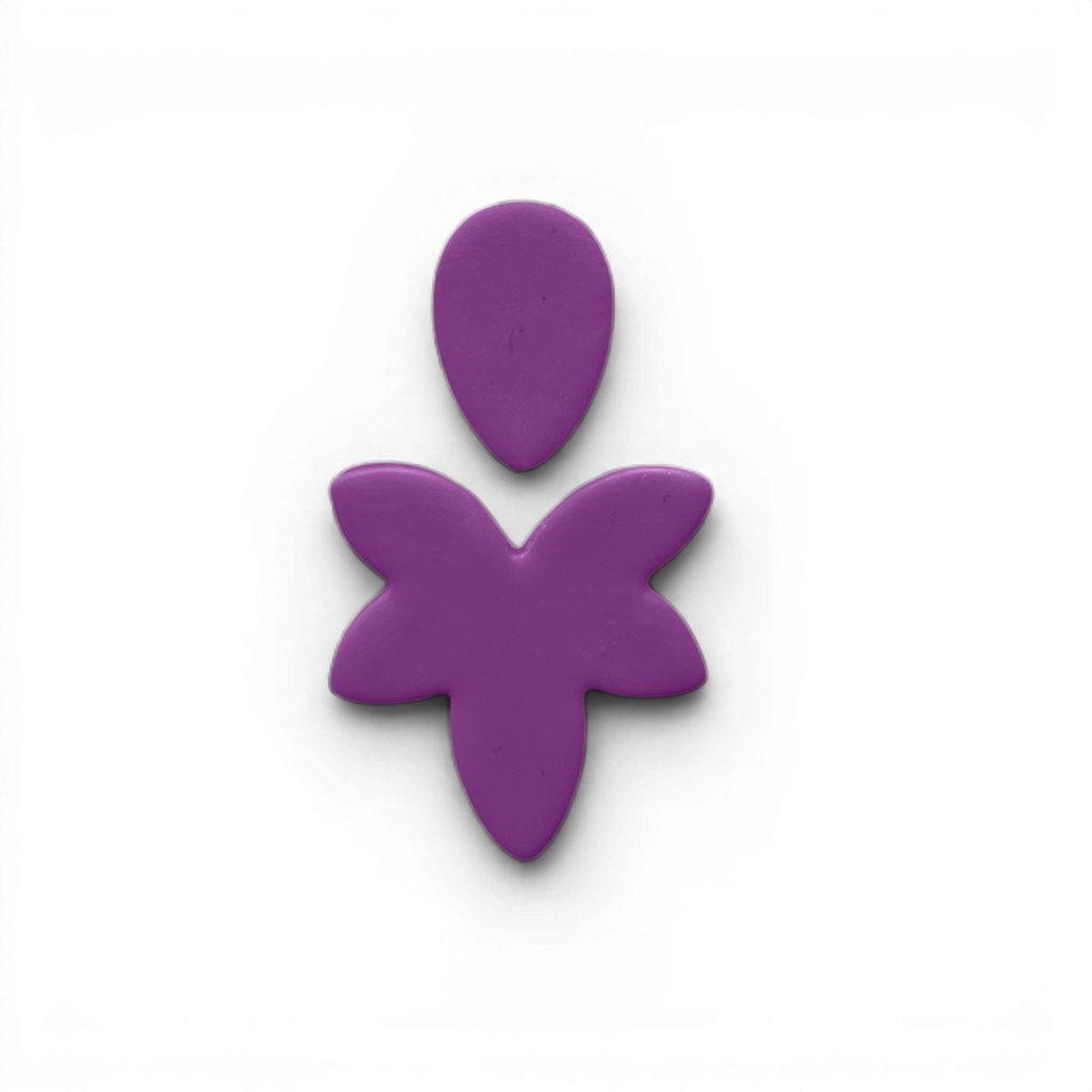Polymer Clay Lavender pearl flower Cutter