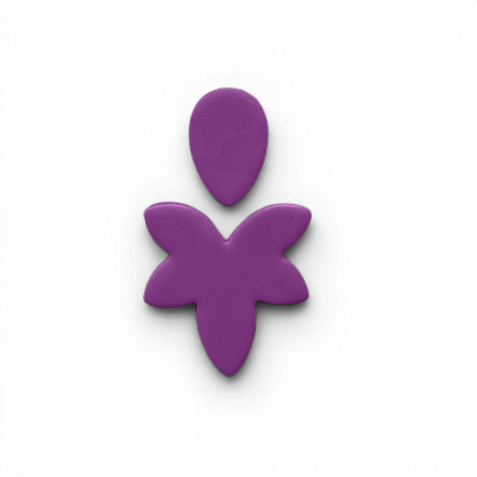 Polymer Clay Lavender pearl flower Cutter