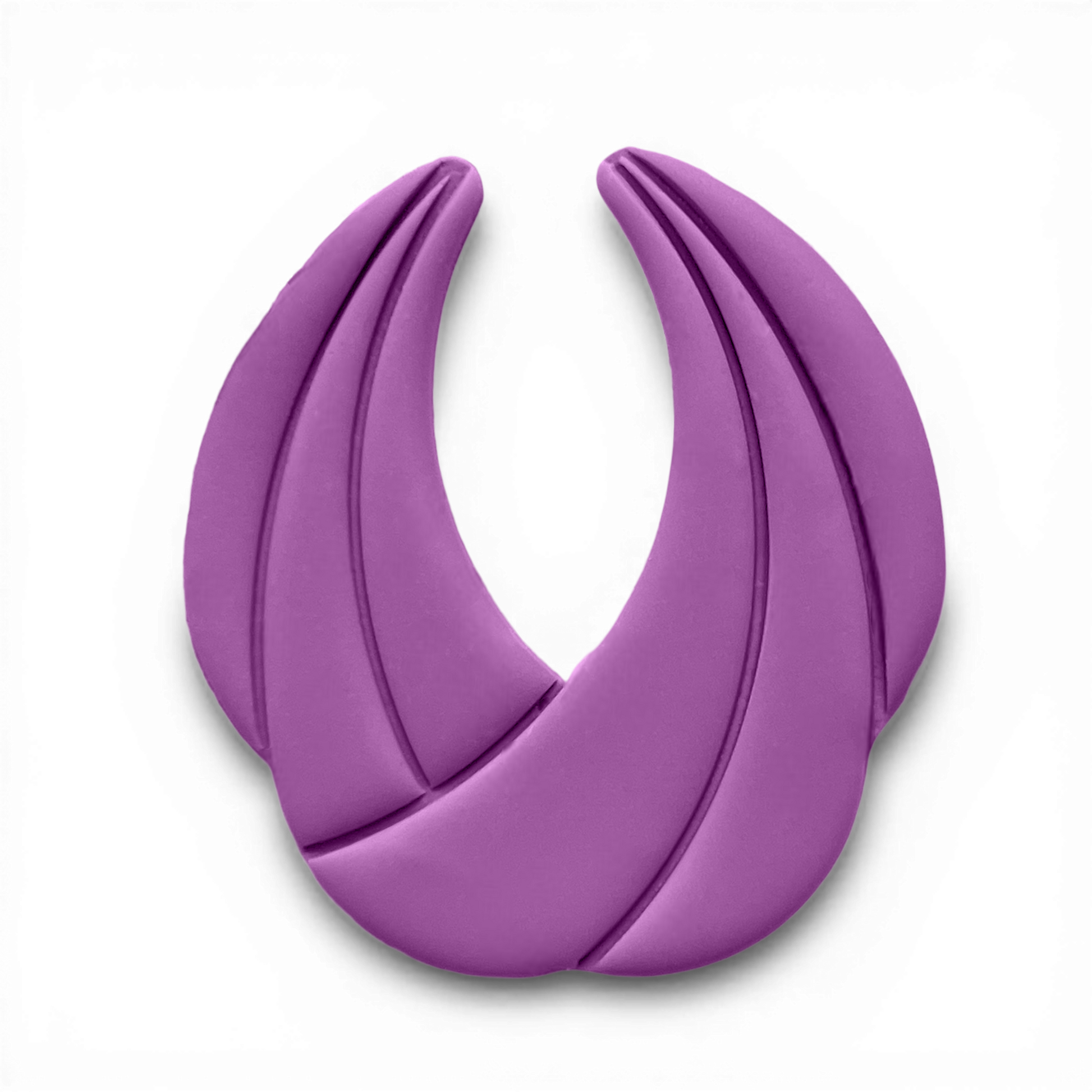 Polymer Clay Lavender Petal Flame Cutter