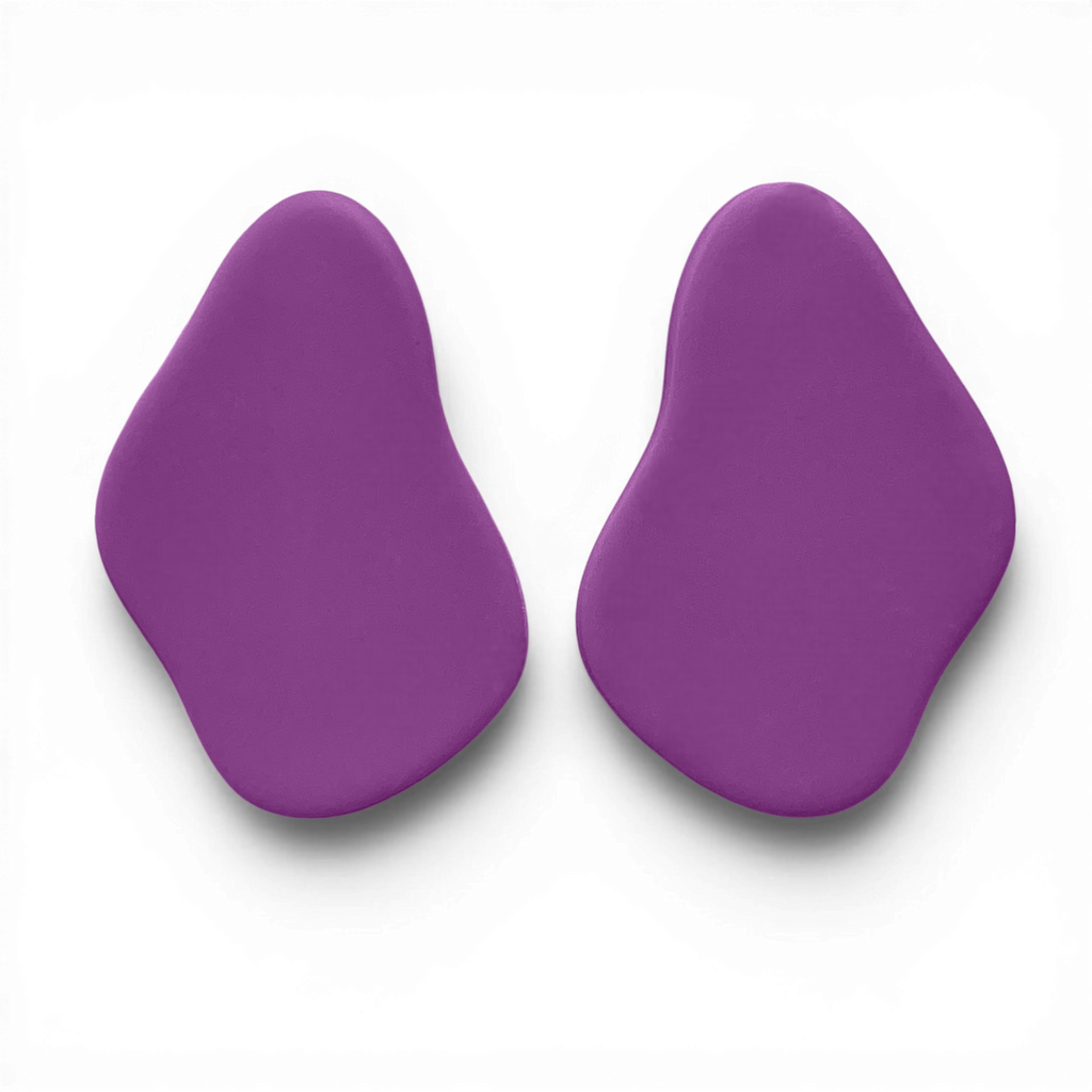 Polymer Clay Lavender River Drop Cutter Set of 2