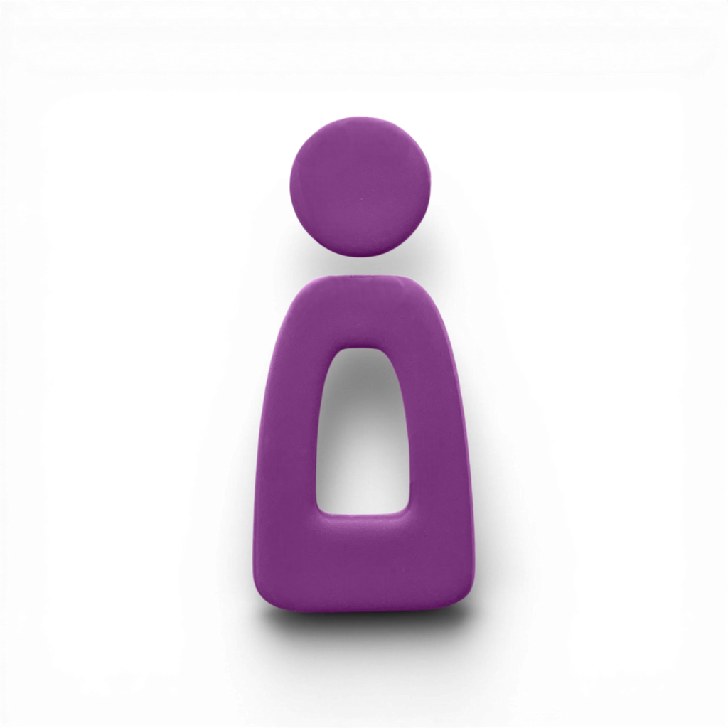 Polymer Clay Lavender Soft Trapezoid Donut Drop Cutter