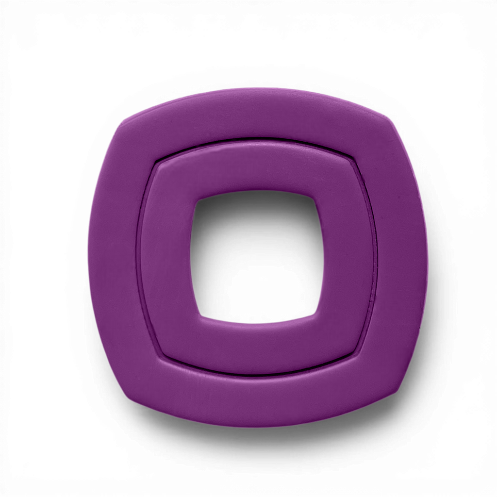 Polymer-Clay-lavender-curved-square-donut-embossed Cutter