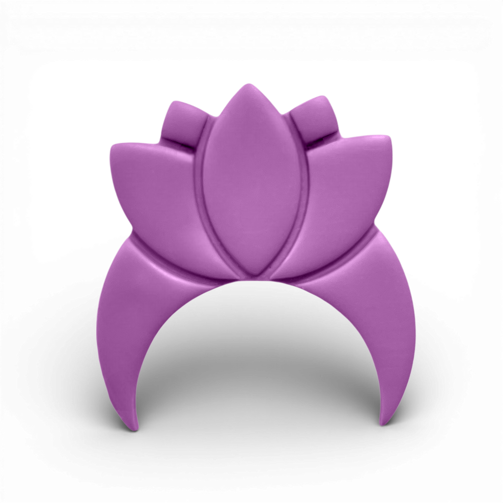 Polymer Clay Lavender Lotus Moon Cutter
