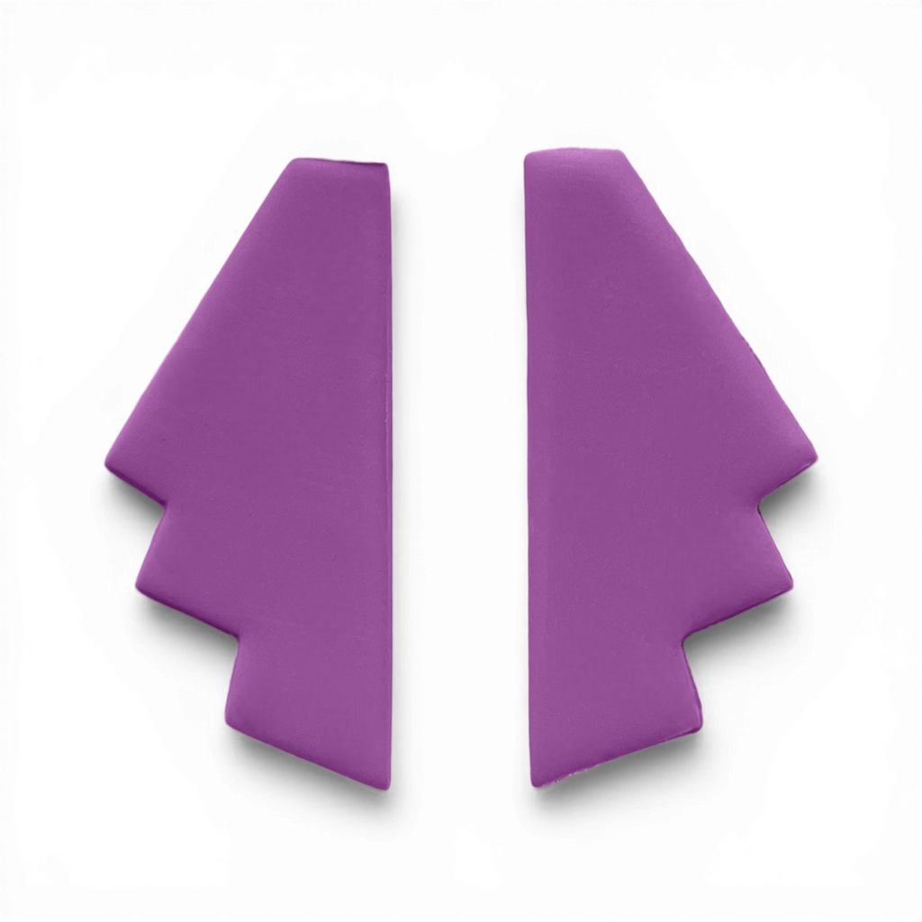 Polymer Clay Lavender Vanta Deco Cutter Set of 2