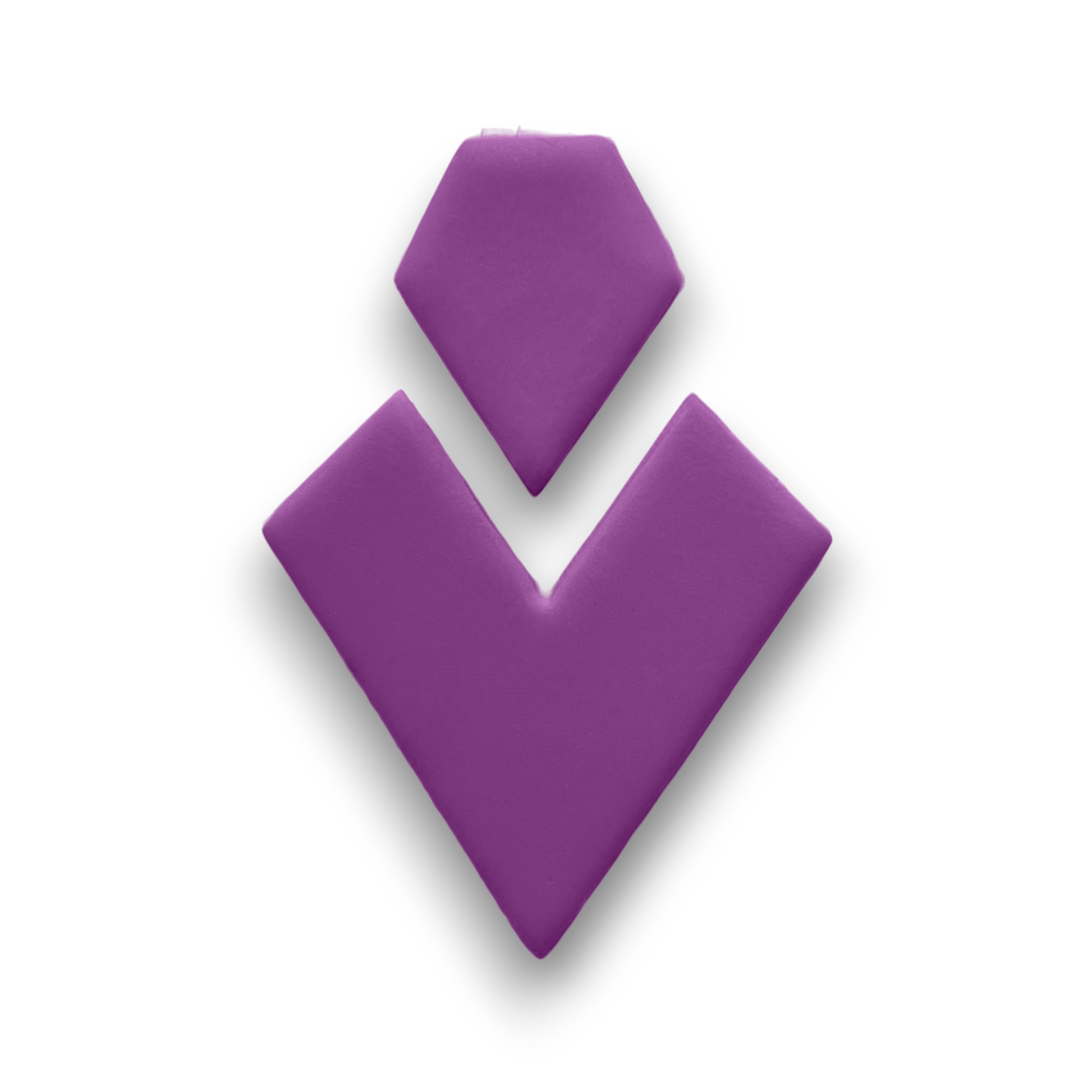 Polymer Clay Lavender Vertex Drop Cutter