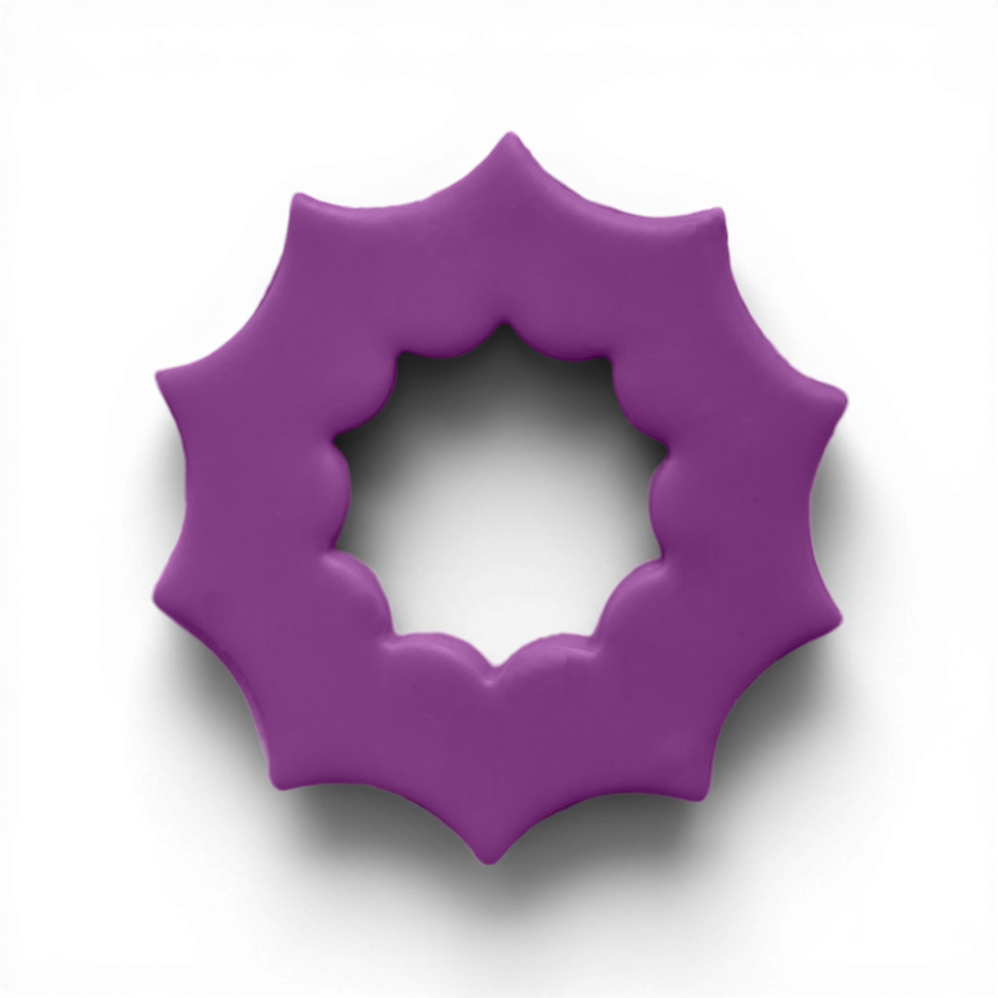 Polymer Clay Lavender Web Donut Cutter