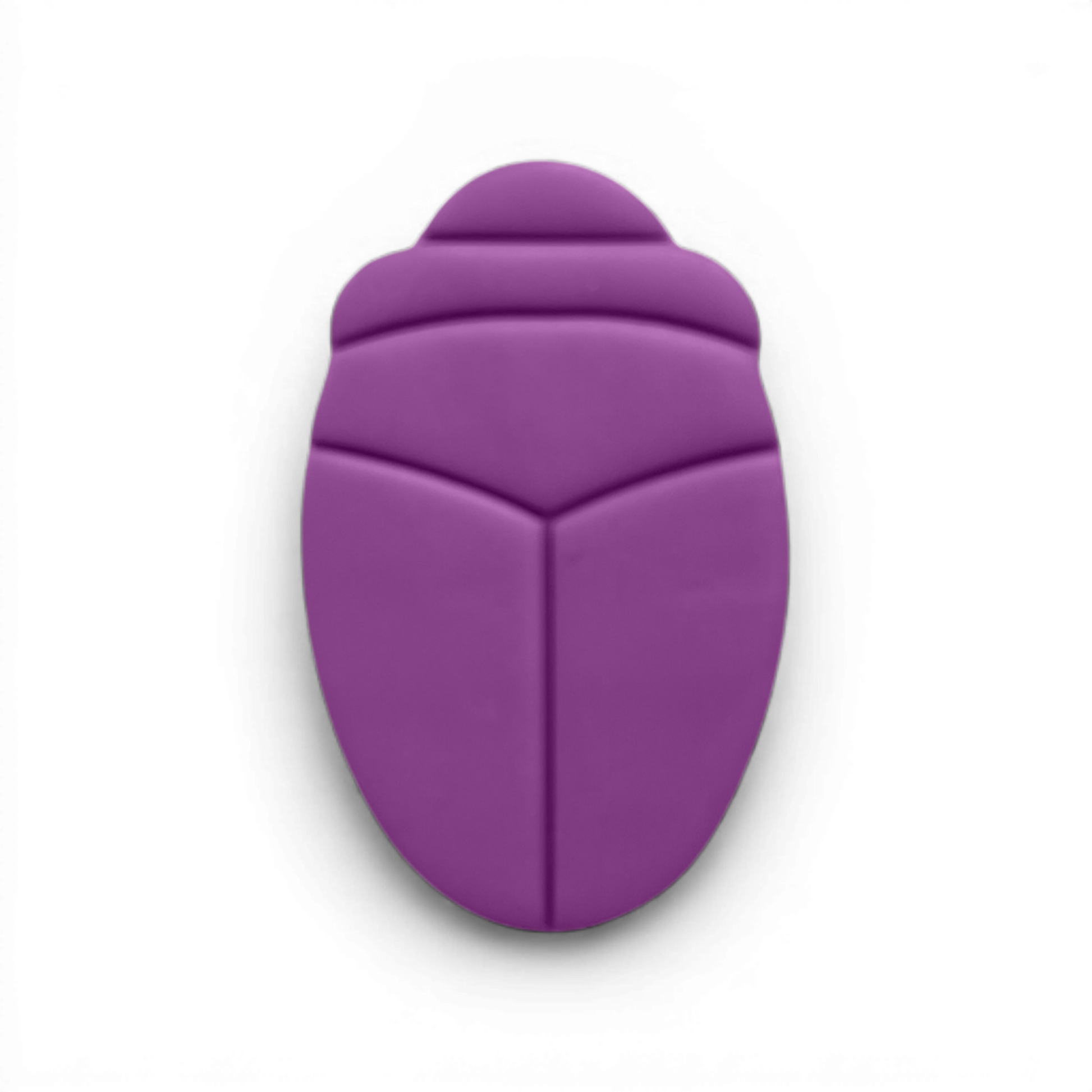 Beetle Polymer Clay Lavender
Beetle polymer clay shape in soft lavender with rounded insect body on white background.