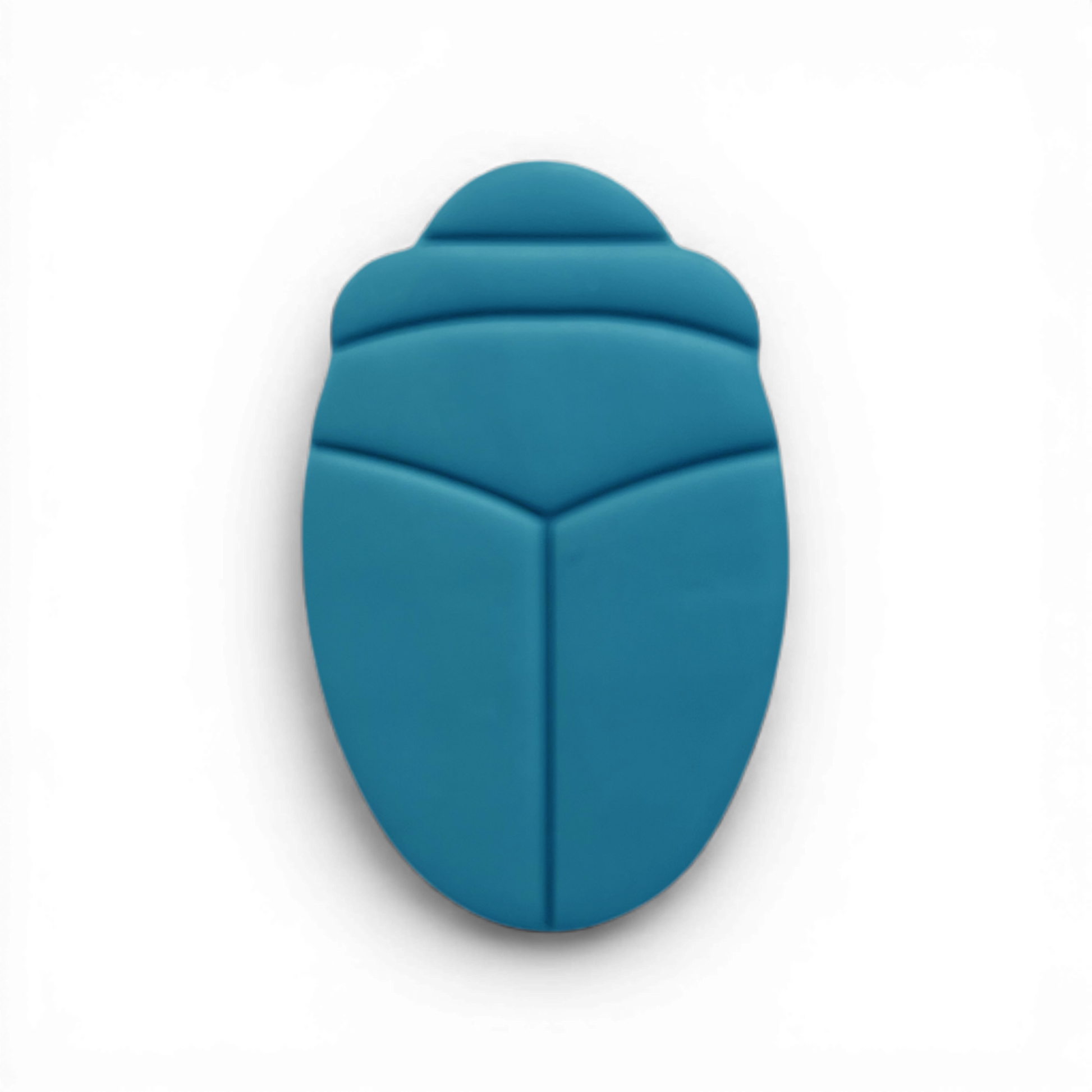 Beetle Polymer Clay Blue
Beetle polymer clay shape in soft blue with modern scarab detail on white background.