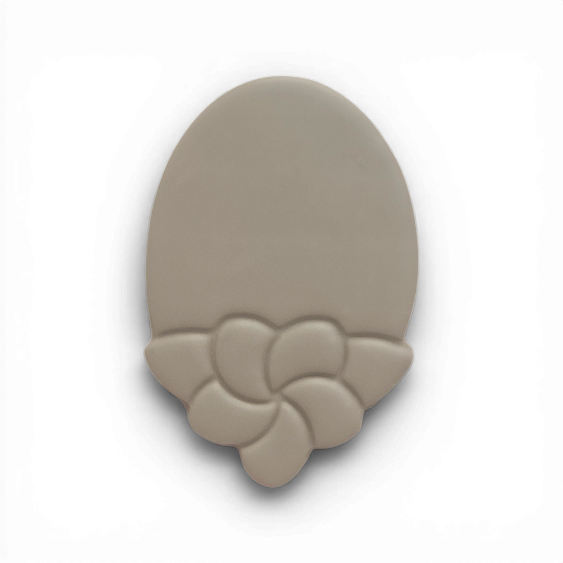 Deco Petal Drop Polymer Clay Taupe
Deco Petal Drop polymer clay shape in warm taupe with vintage-inspired drop silhouette on white background.