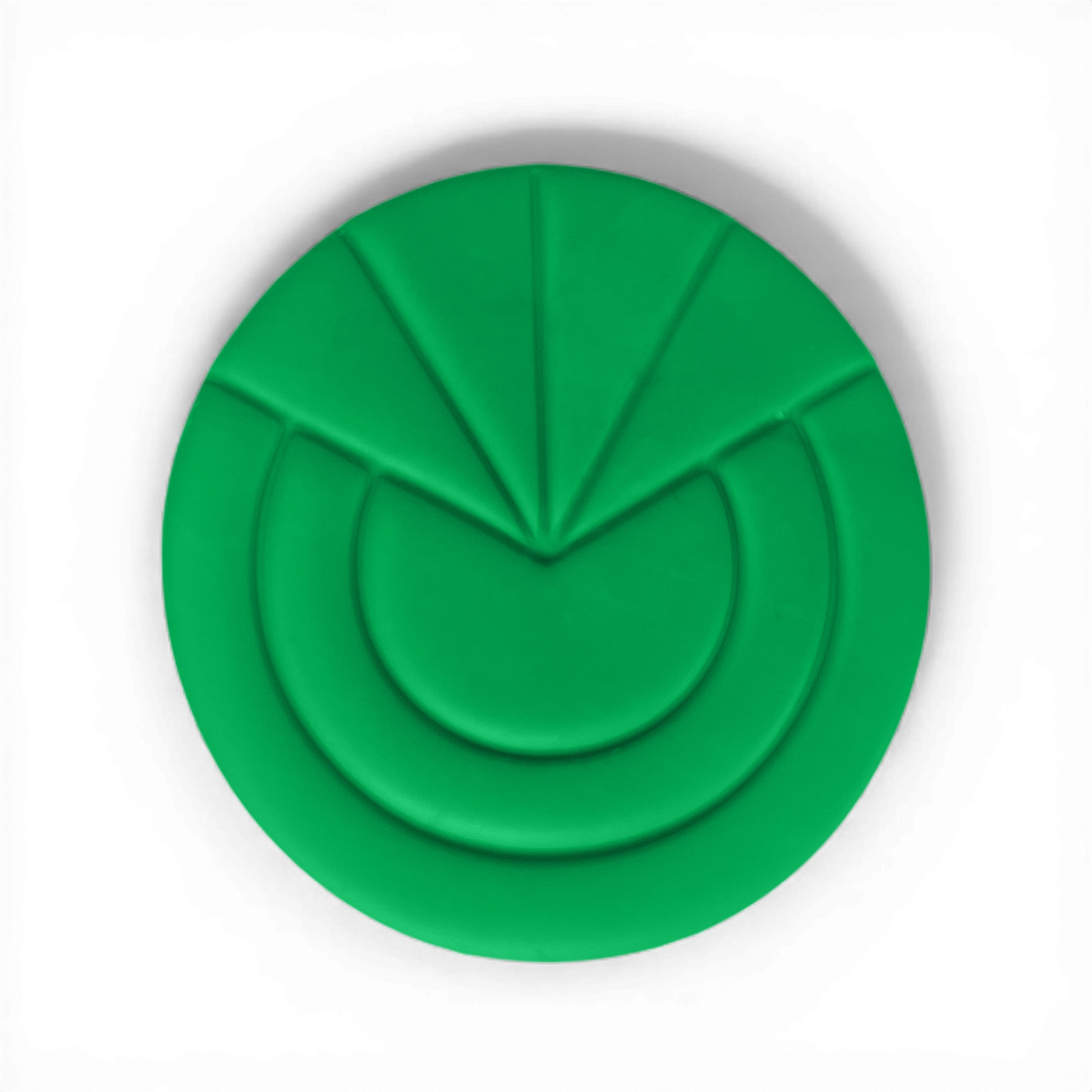 Deco Sunrise Polymer Clay Green
Deco Sunrise polymer clay shape in fresh green with geometric sunrise detailing on white background.