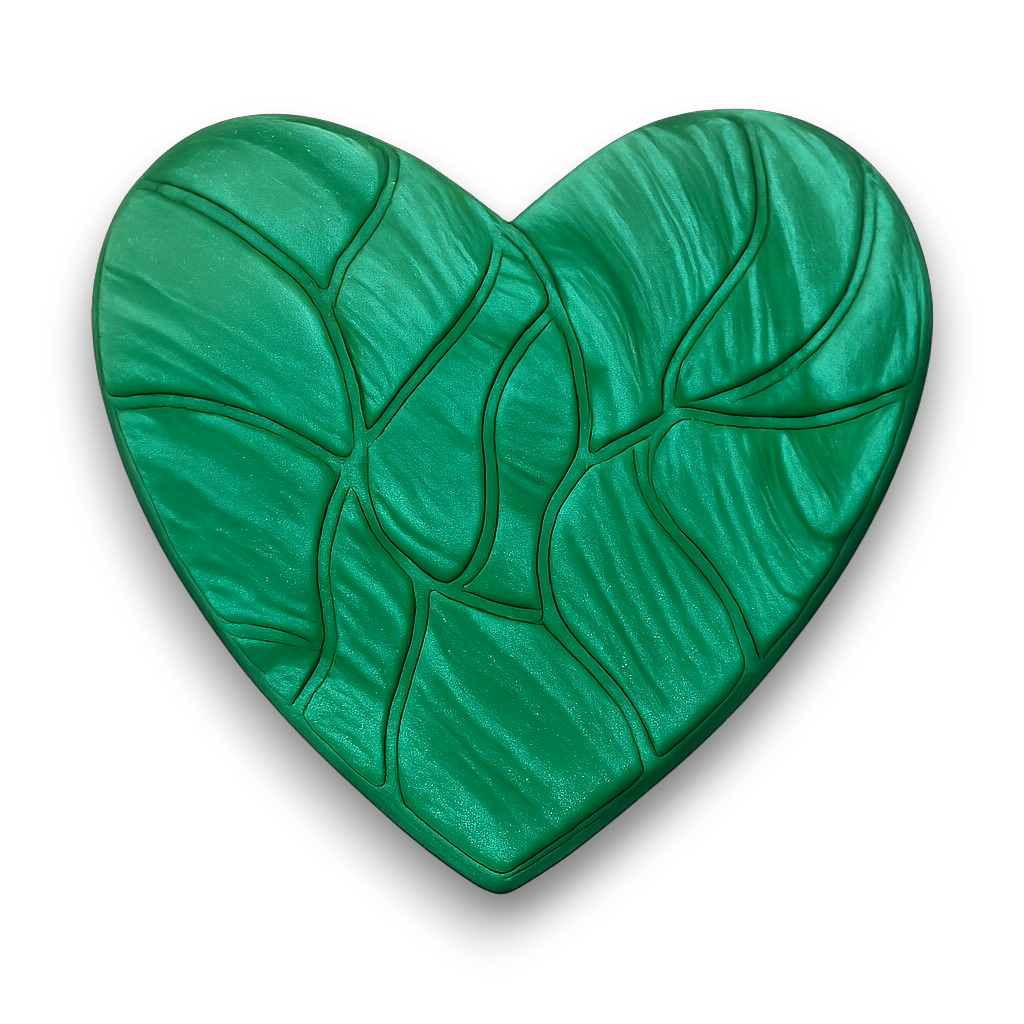Heart With Vine Embossing