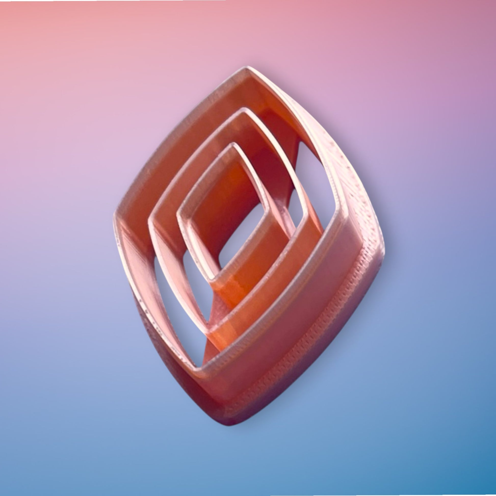 Lattice Drop Polymer Clay Cutter
Lattice Drop polymer clay cutter with elongated drop silhouette and open lattice detailing on white background.