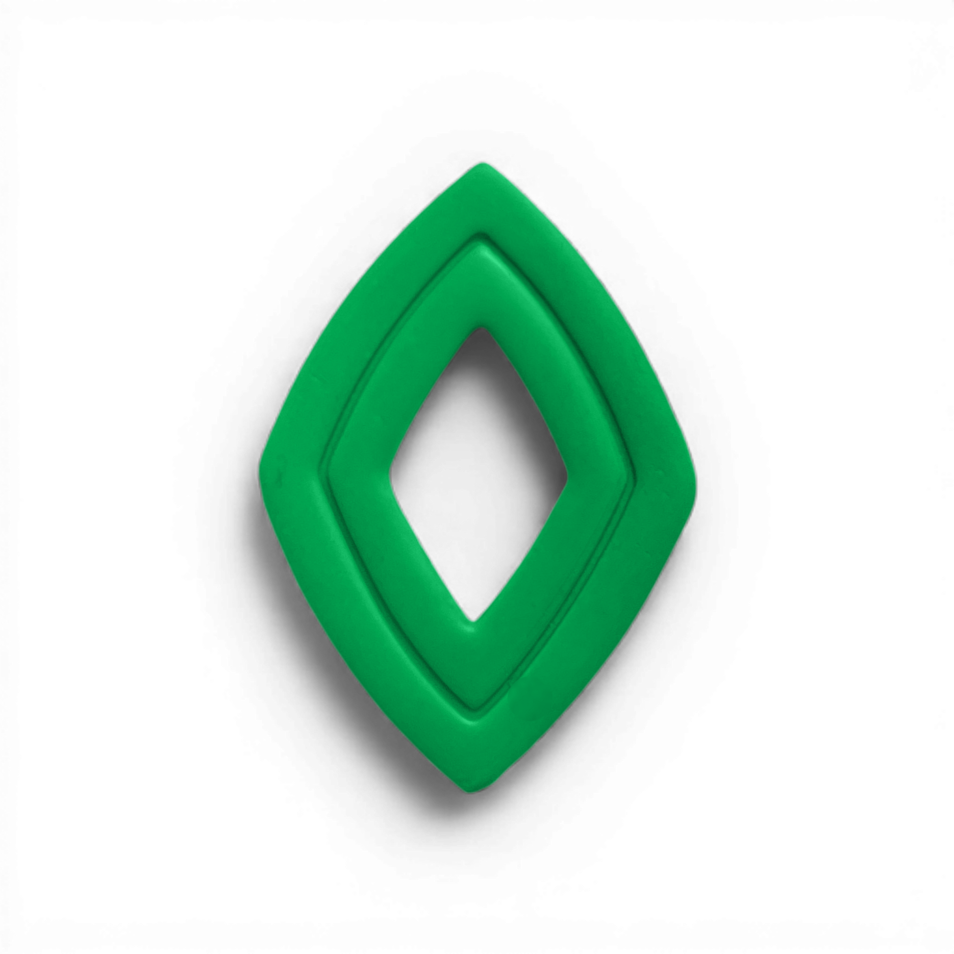 Lattice Drop Polymer Clay Green
Lattice Drop polymer clay shape in fresh green with geometric lattice detailing on white background.