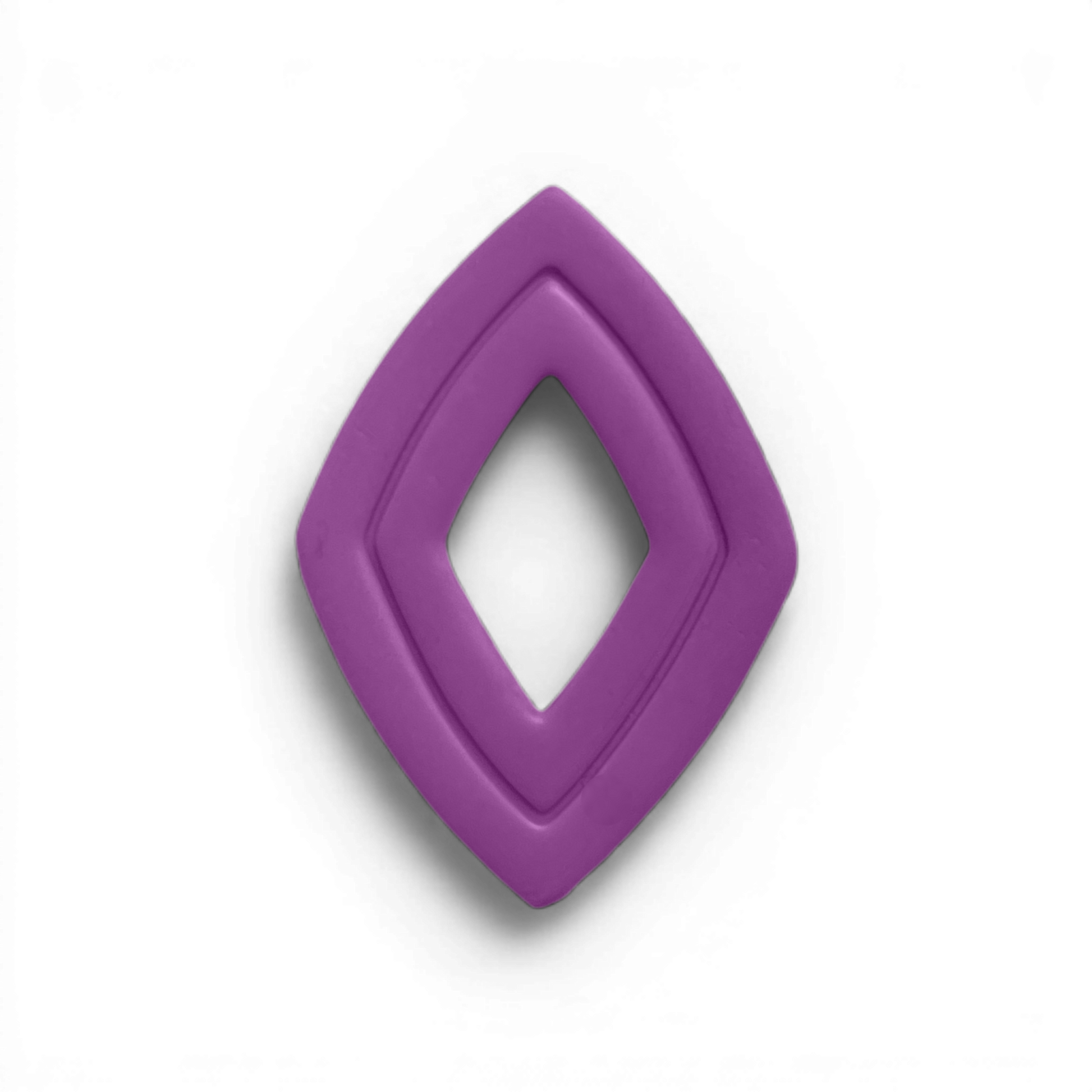 Lattice Drop Polymer Clay Lavender
Lattice Drop polymer clay shape in soft lavender with intricate openwork drop silhouette on white background.