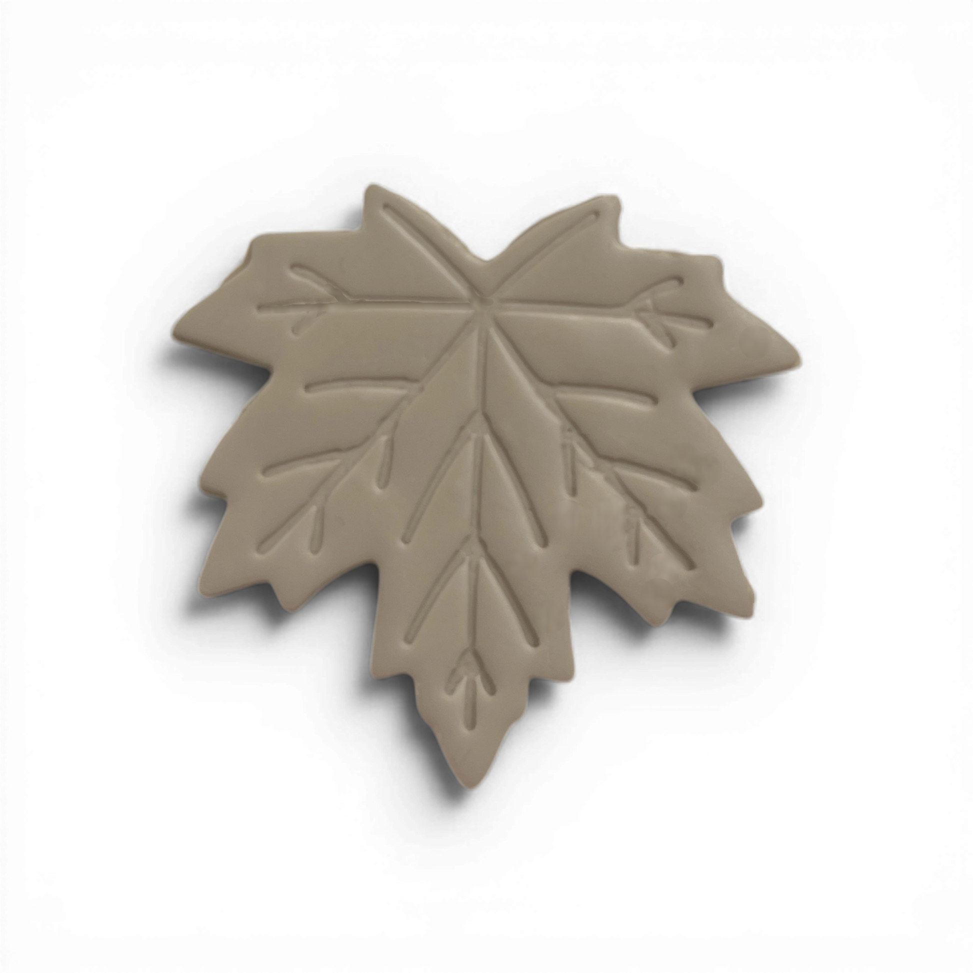 Maple Leaf Polymer Clay Taupe
Maple Leaf polymer clay shape in warm taupe with refined botanical silhouette on white background.
