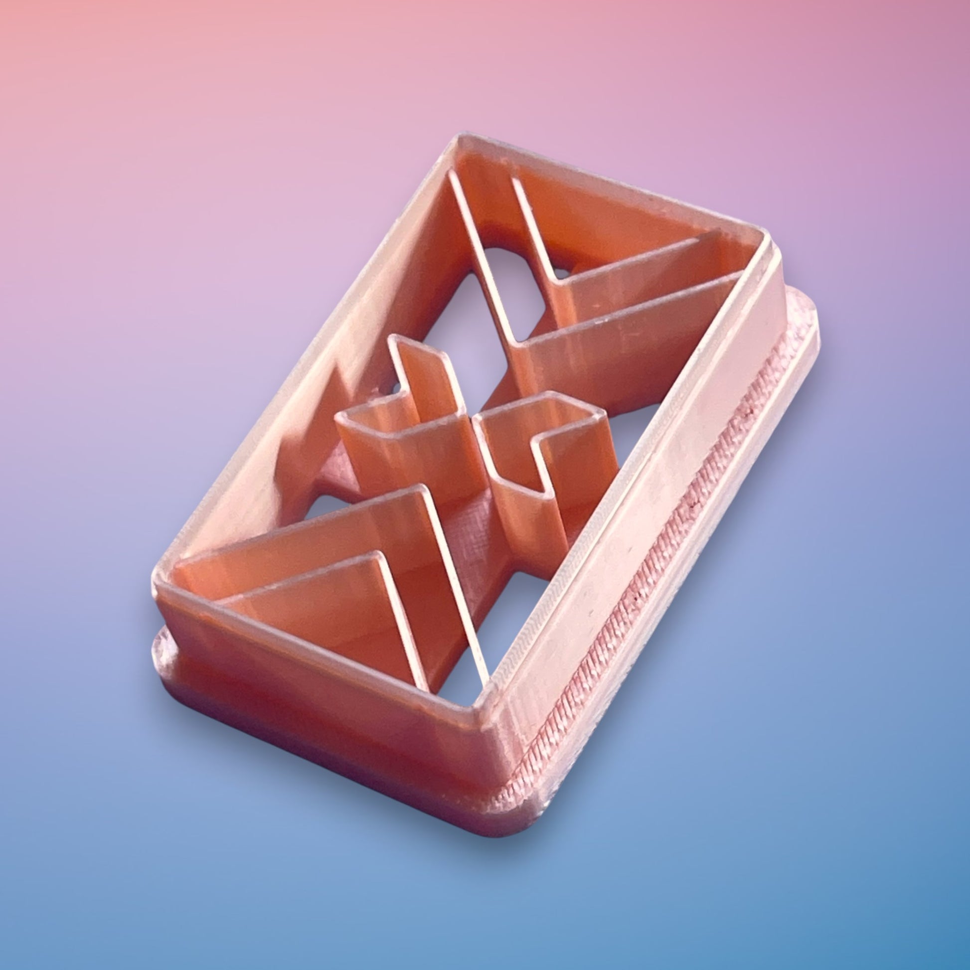 Patchwork Rectangle Polymer Clay Cutter
Patchwork Rectangle polymer clay cutter with structured panel detailing on white background.