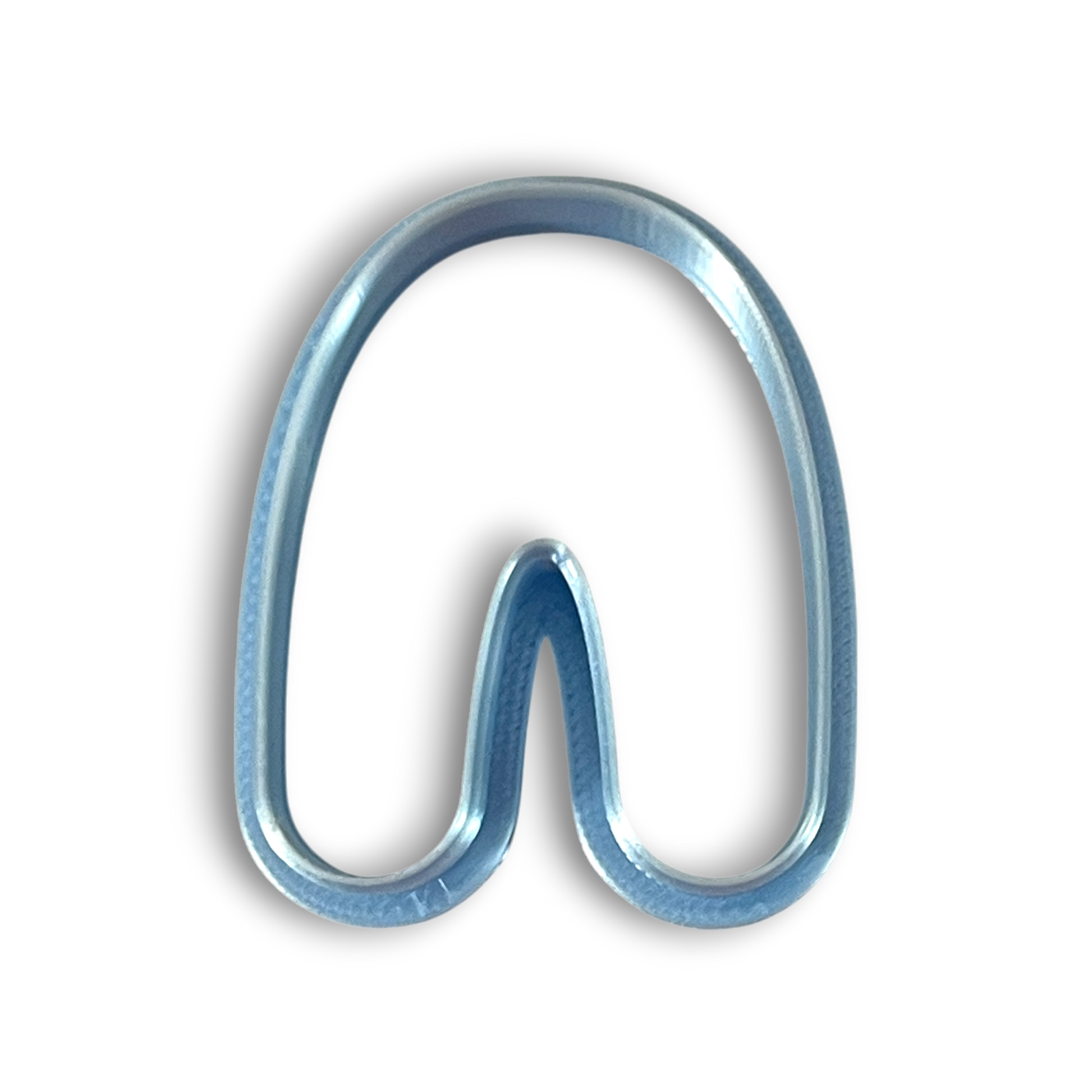 Pebble arch set polymer clay cutter with soft layered sculptural silhouette.