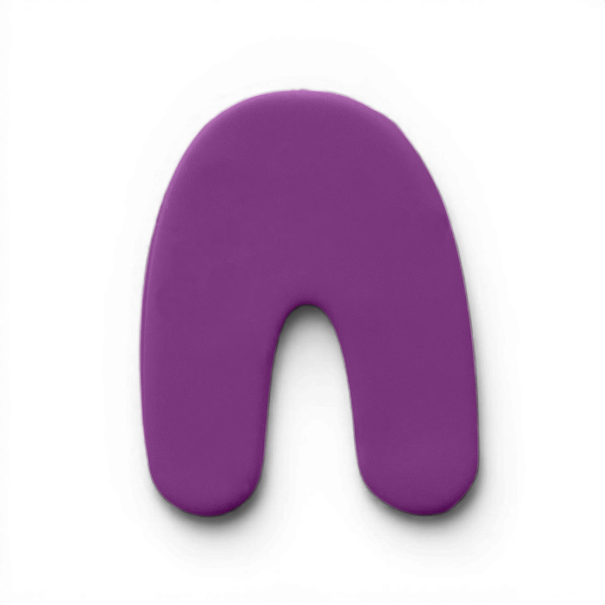 Lavender polymer clay pebble arch cutouts for soft pastel layered designs.