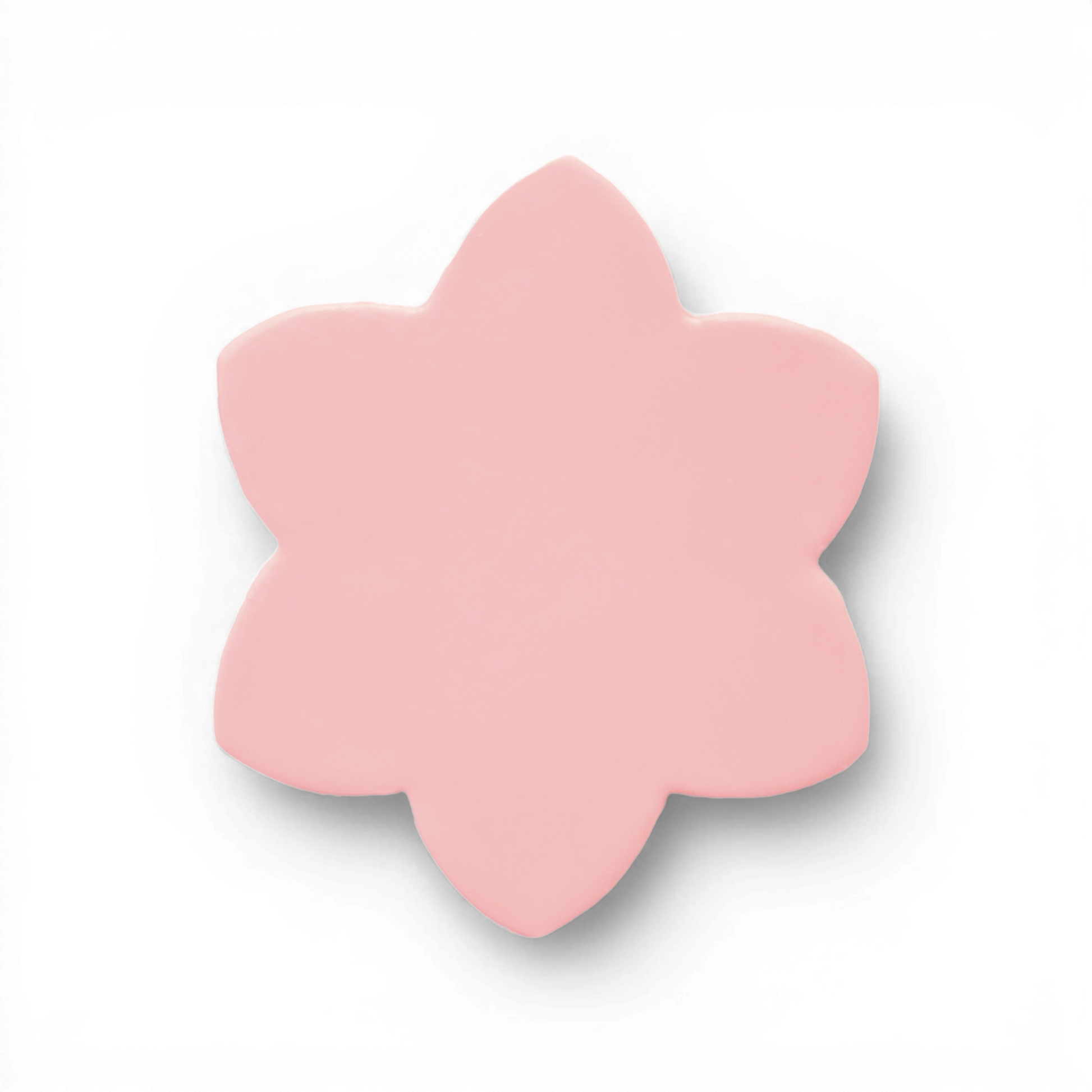 Petal Bloom, Polymer Clay Pink
Petal Bloom polymer clay shape in soft pink with layered petal detailing on white background.