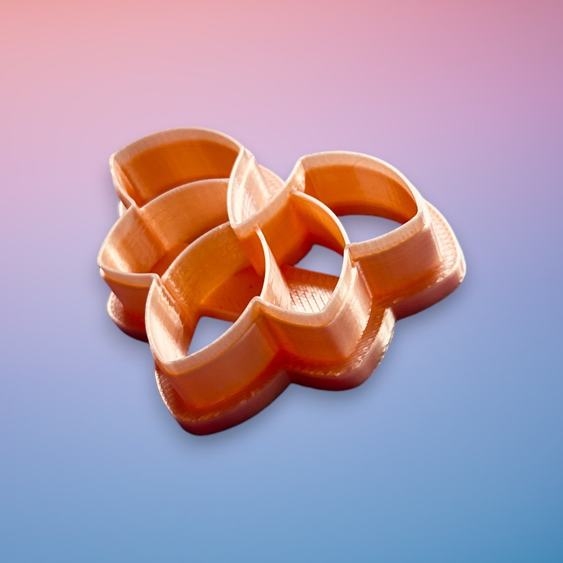 Petal Fan Polymer Clay Cutter
Petal Fan polymer clay cutter with layered floral arc silhouette on white background.