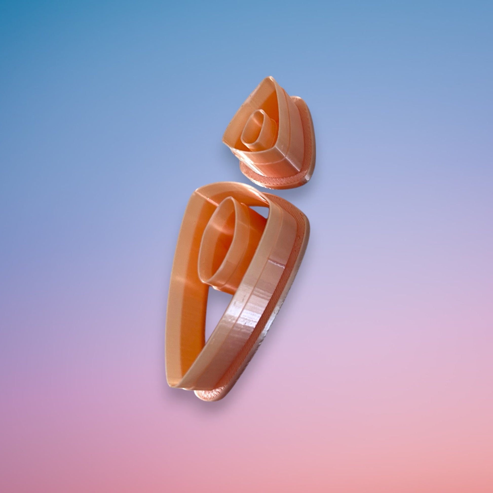 Vela Drop Polymer Clay Cutter Side View