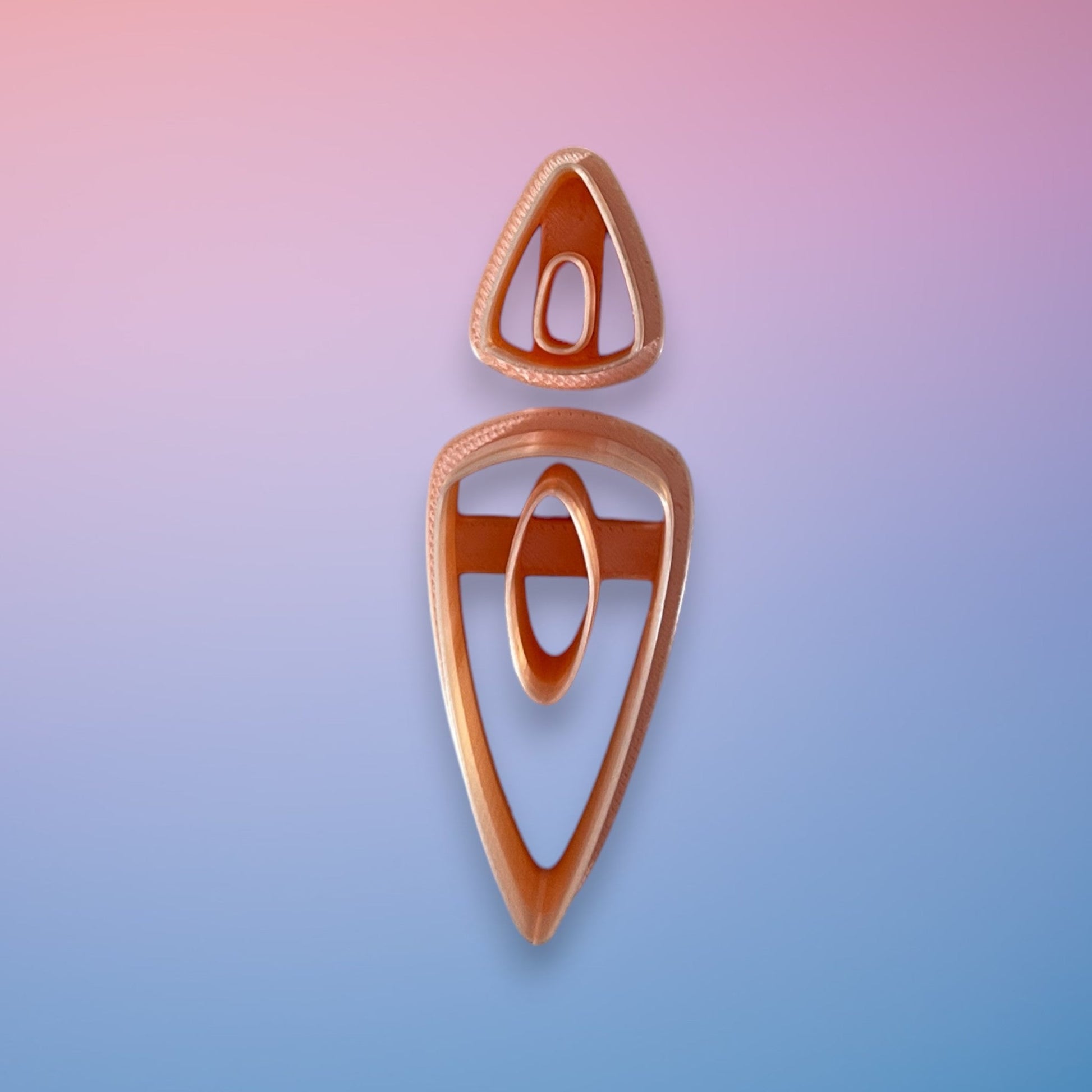 Vela Drop Polymer Clay Cutter Top View