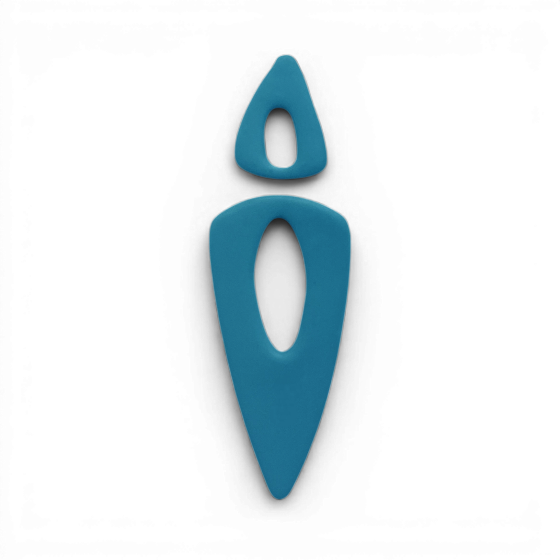 Polymer Clay Blue Vela Drop Cutter