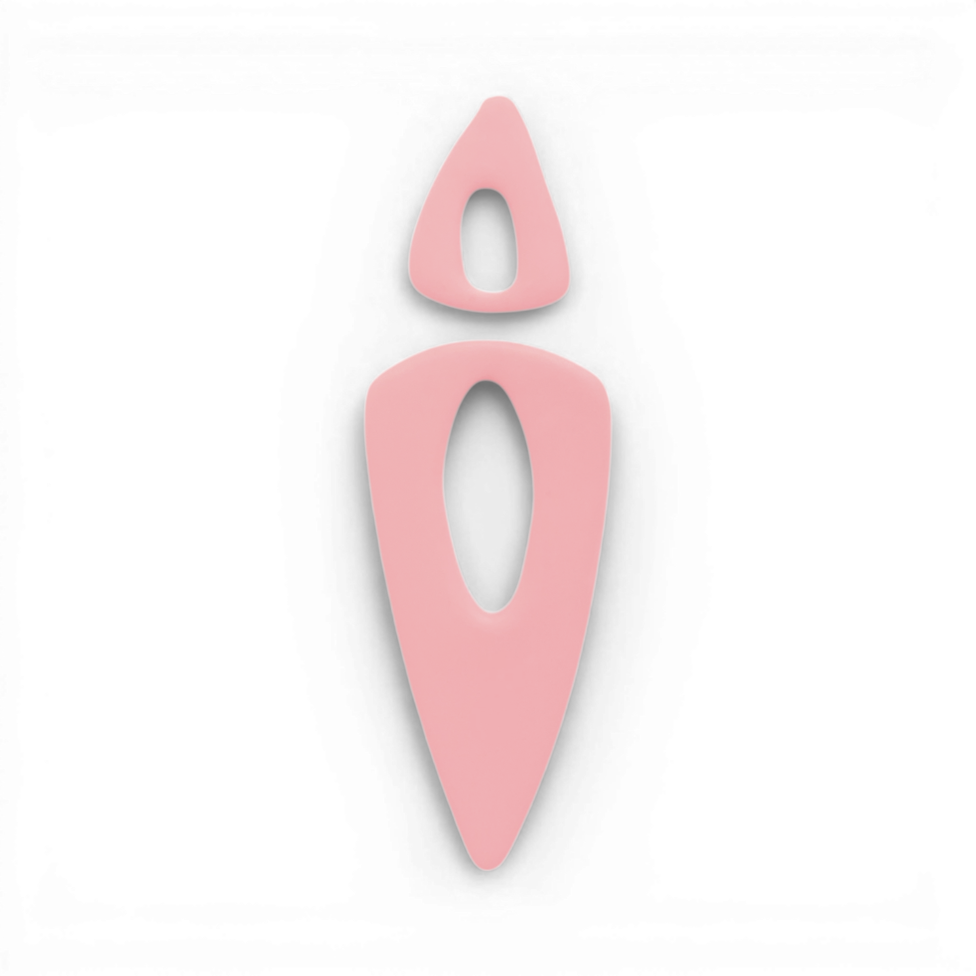 Polymer Clay Pink Vela Drop Cutter