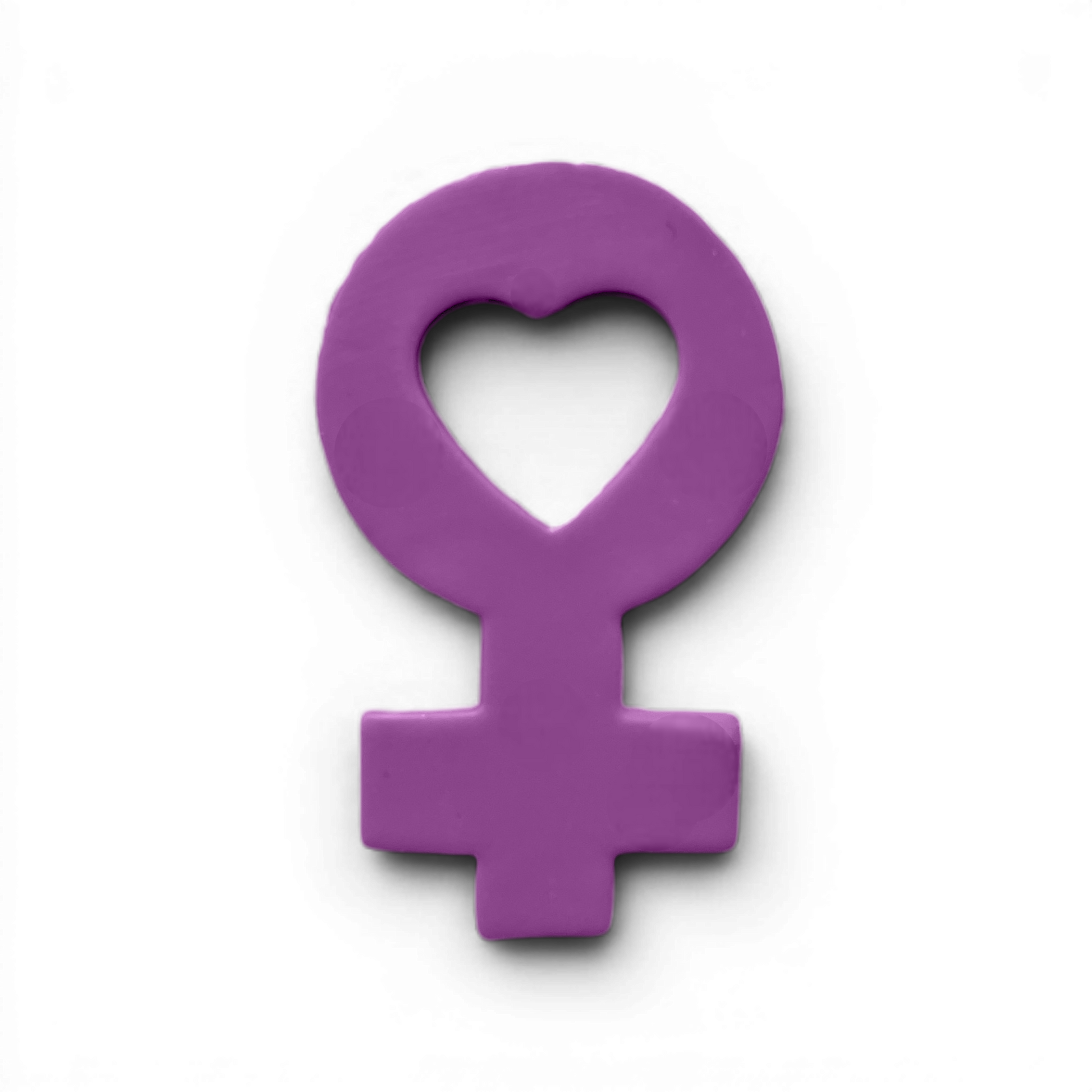 Venus Heart, Polymer Clay Lavender
Venus Heart polymer clay shape in lavender with refined heart silhouette on white background.