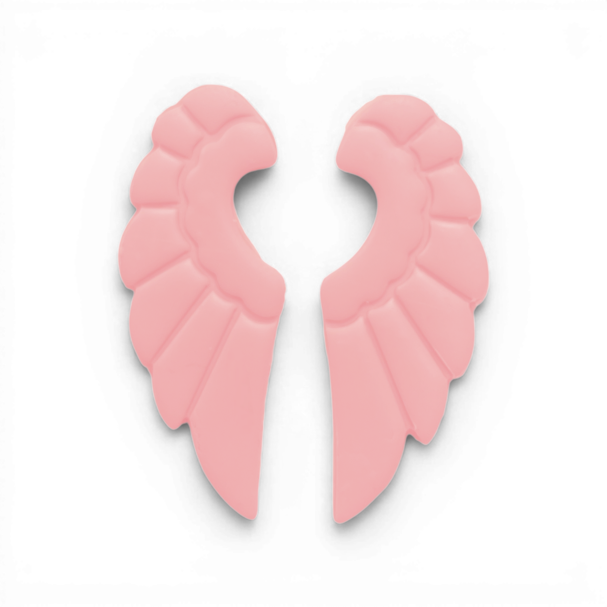 Wings Polymer Clay Pink
Wings polymer clay shape in soft pink with mirrored wing design on white background.