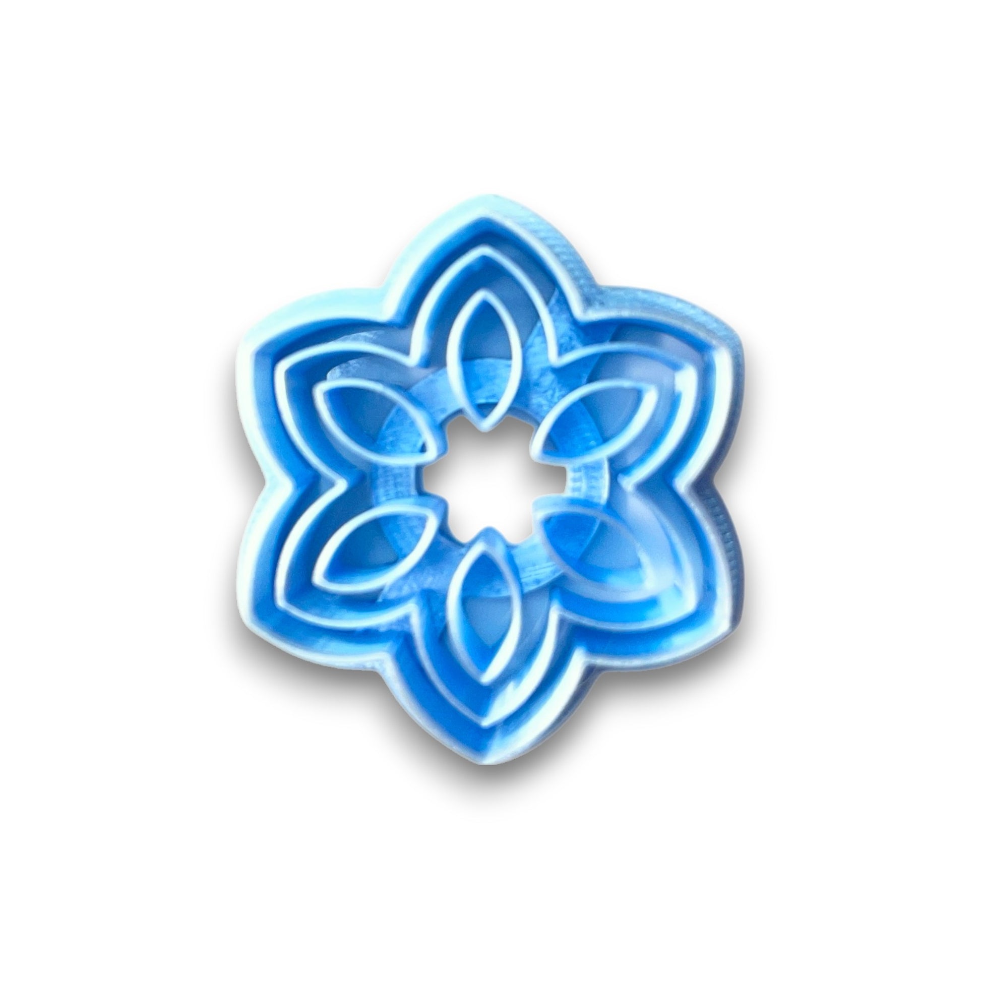 Six-Petal Embossed Flower