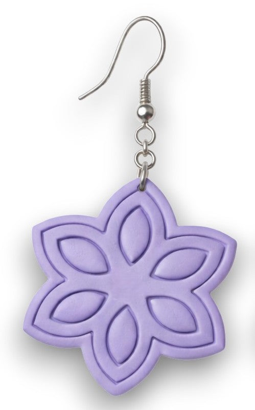 Six-Petal Embossed Flower