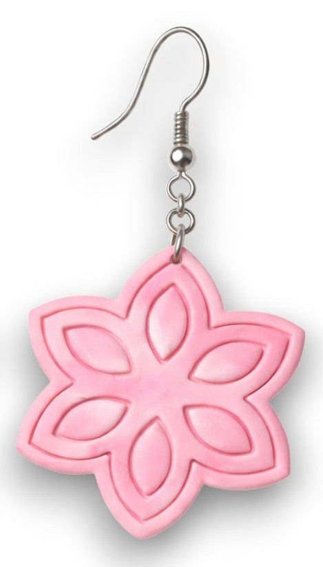 Six-Petal Embossed Flower