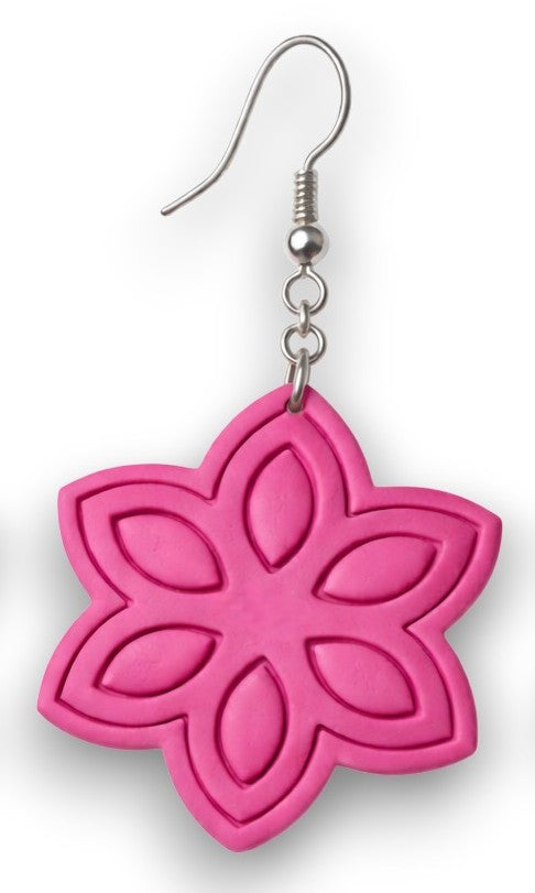 Six-Petal Embossed Flower