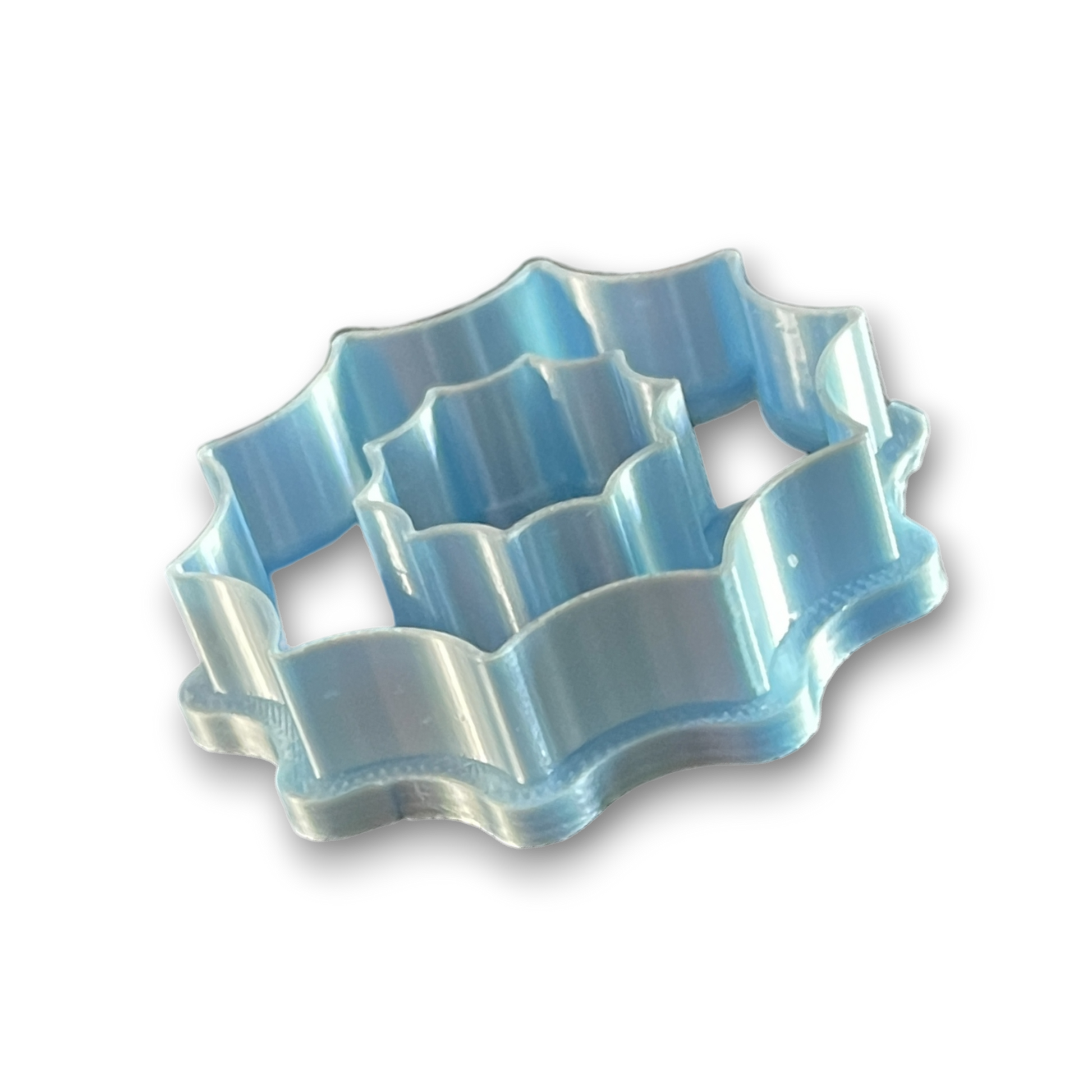 Web Donut Polymer Clay Cutter Side View